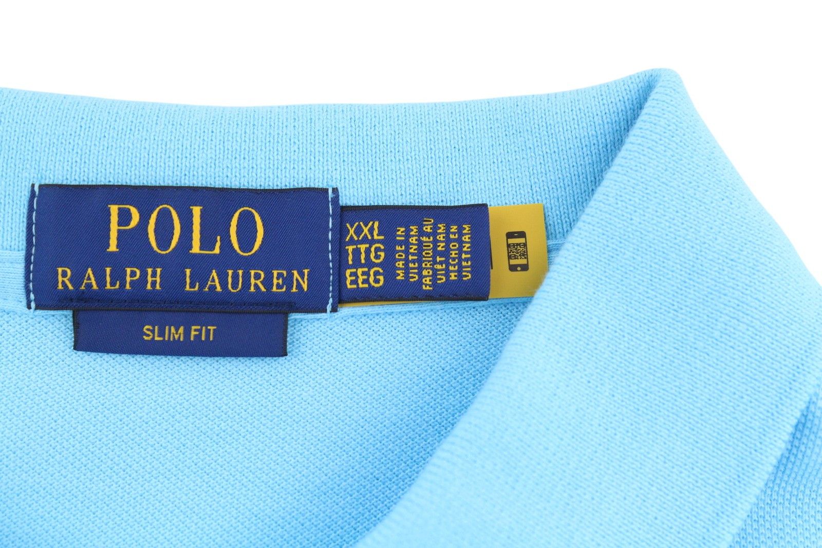 Polo Ralph Lauren SLIM FIT 2XL Blue Short Sleeve Polo Neck T-Shirt 84532 Size US XXL / EU 58 / 5 - 5 Thumbnail