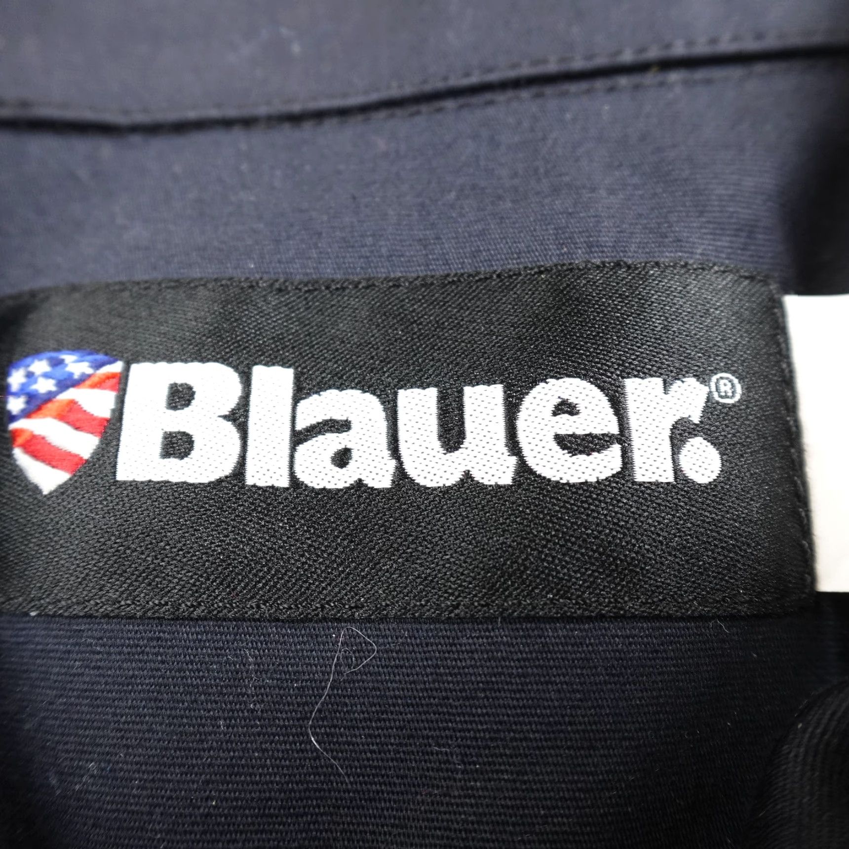 Vintage Blauer Shirt Mens L Dark Navy Blue Short Sleeve Police Uniform Button Up Work Size US L / EU 52-54 / 3 - 4 Thumbnail
