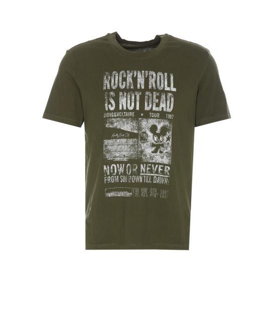 Zadig & Voltaire ZADIG & VOLTAIRE Men T-Shirts JMTS01661 300 Green Size US M / EU 48-50 / 2 - 1 Thumbnail