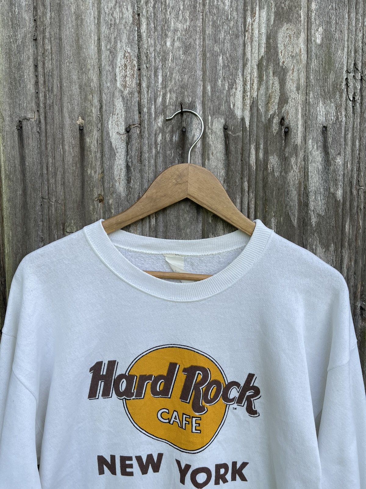 Hard Rock Cafe Vintage 1990s Hard Rock Cafe New York Sweatshirt Made in USA Size US M / EU 48-50 / 2 - 2 Thumbnail