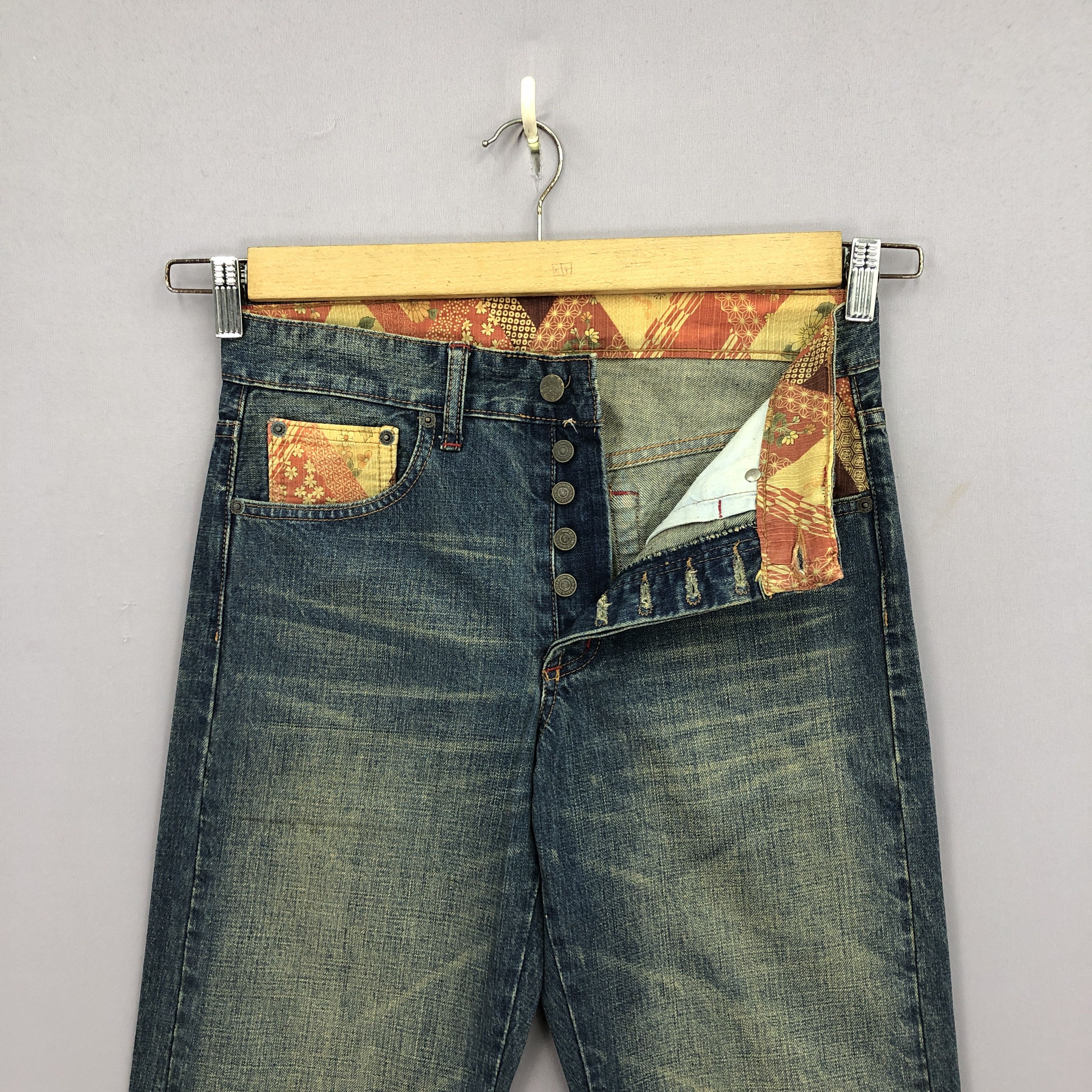 Japanese Brand × Vintage Vintage Japanese Sukajan Motif Jeans Harajuku Denim BS40094 Size US 30 / EU 46 - 6 Thumbnail