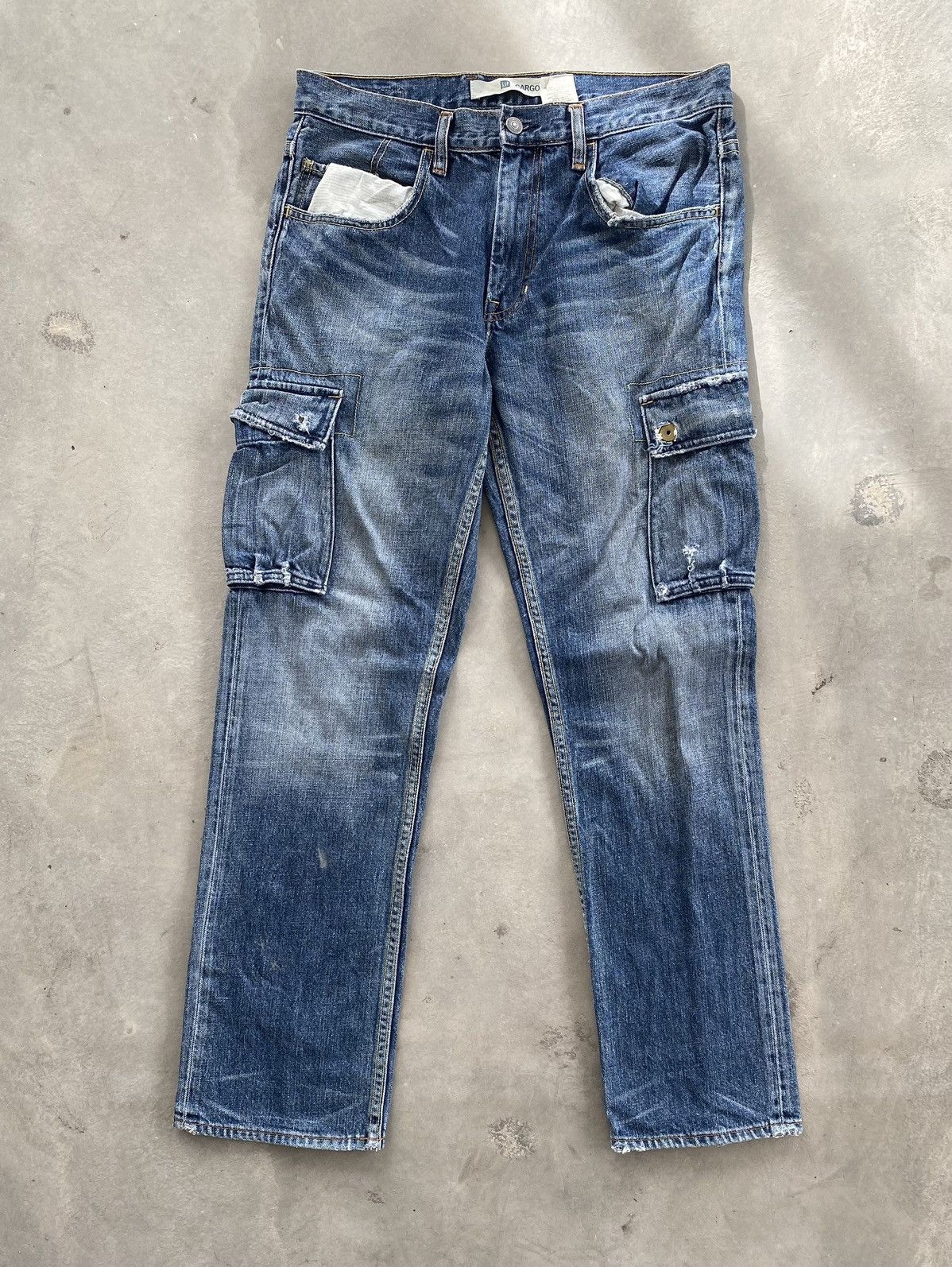 Gap GAP CARGO DENIM PANT Size US 33 - 1 Thumbnail
