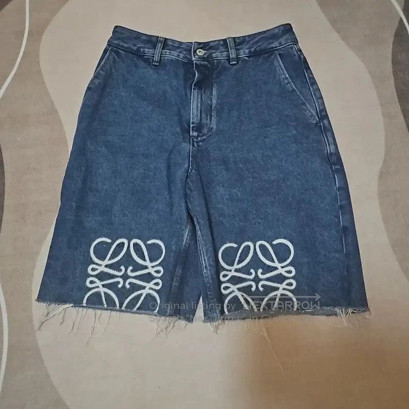 Loewe Loewe Blue Cotton Denim Pants . Size 27" / US 4 / IT 40 - 1 Thumbnail