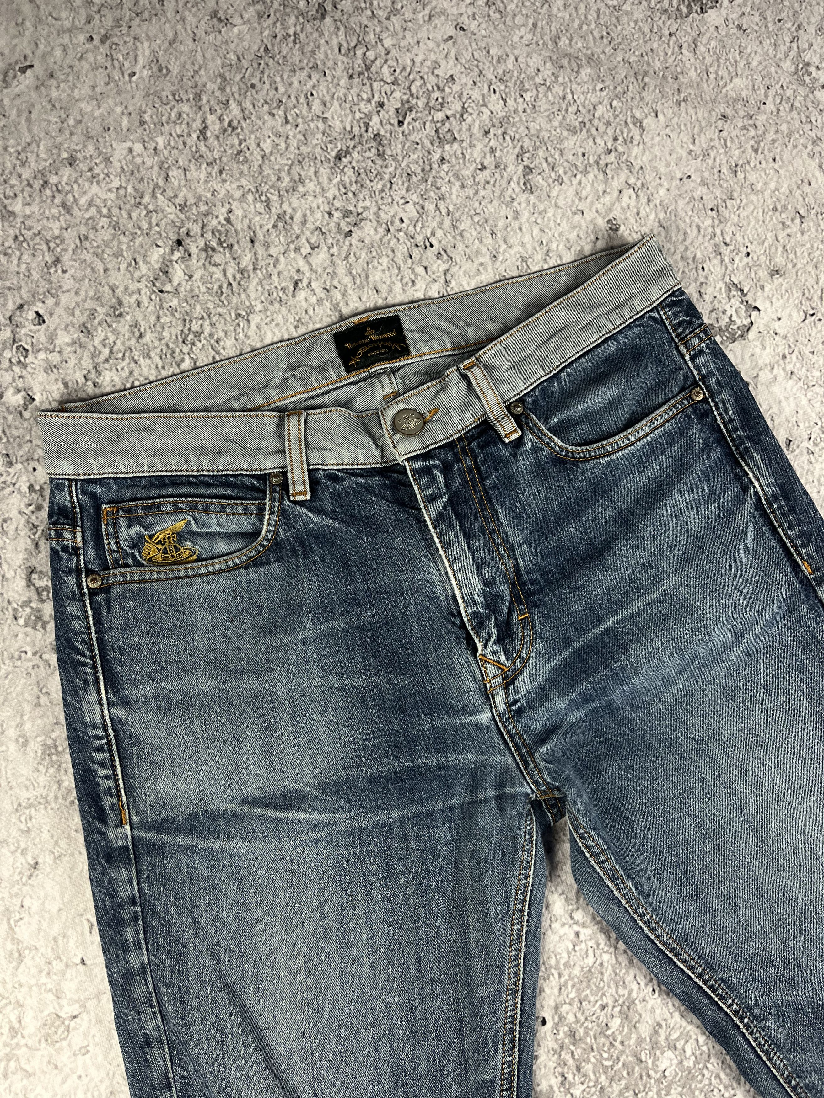 Vivienne Westwood Vivienne Westwood denim jeans 32 size big logo in pocket Size US 32 / EU 48 - 6 Thumbnail