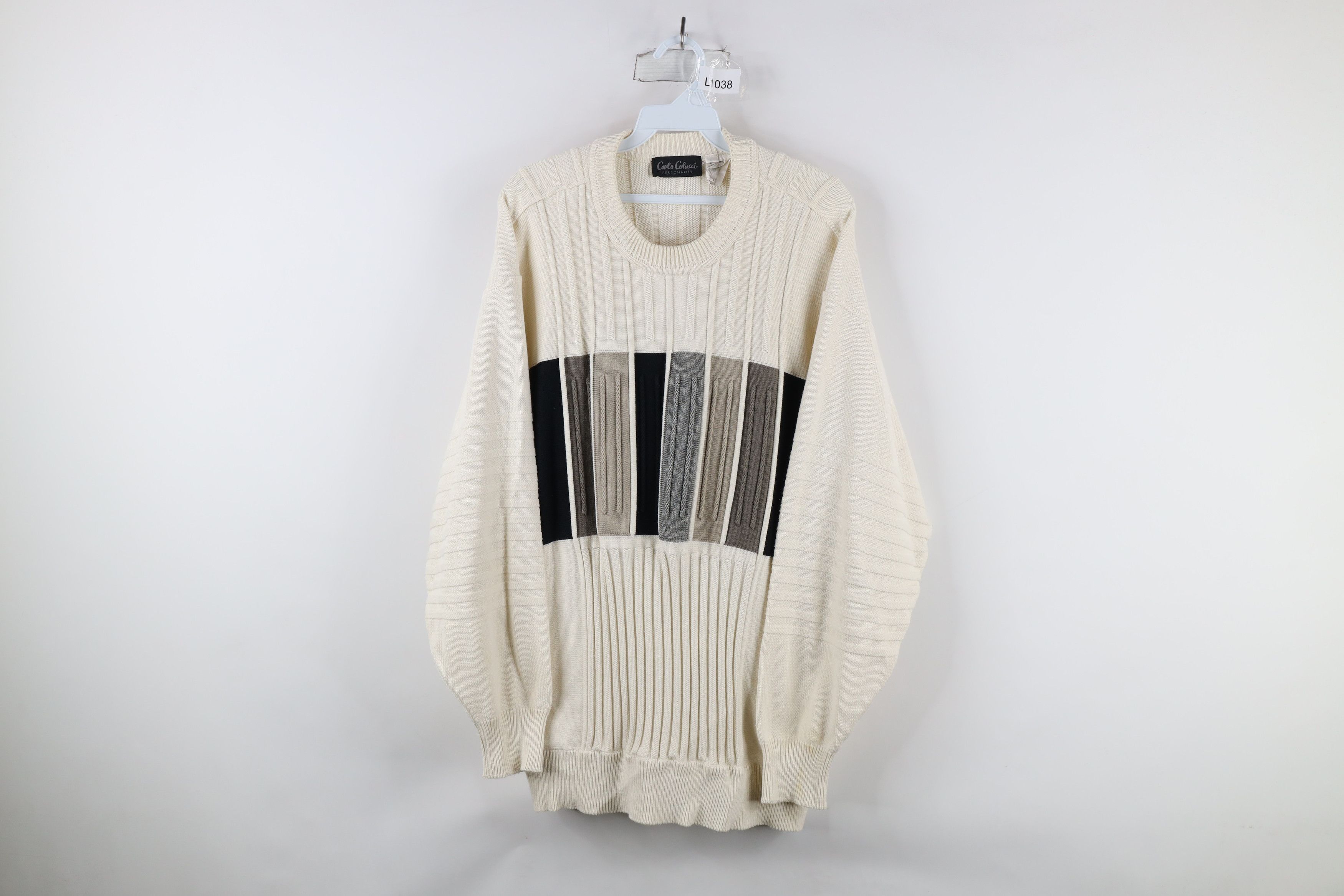 Vintage Vintage 90s Coogi Style Bassmaster Checkered Dad Sweater Size US L / EU 52-54 / 3 - 1 Thumbnail