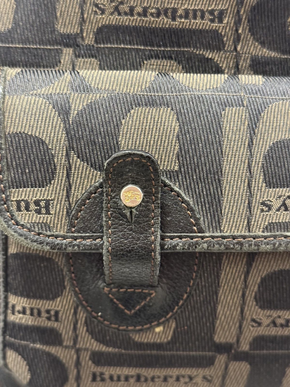 Burberry × Vintage Burberry Canvas Shoulder Bag Size ONE SIZE - 5 Thumbnail