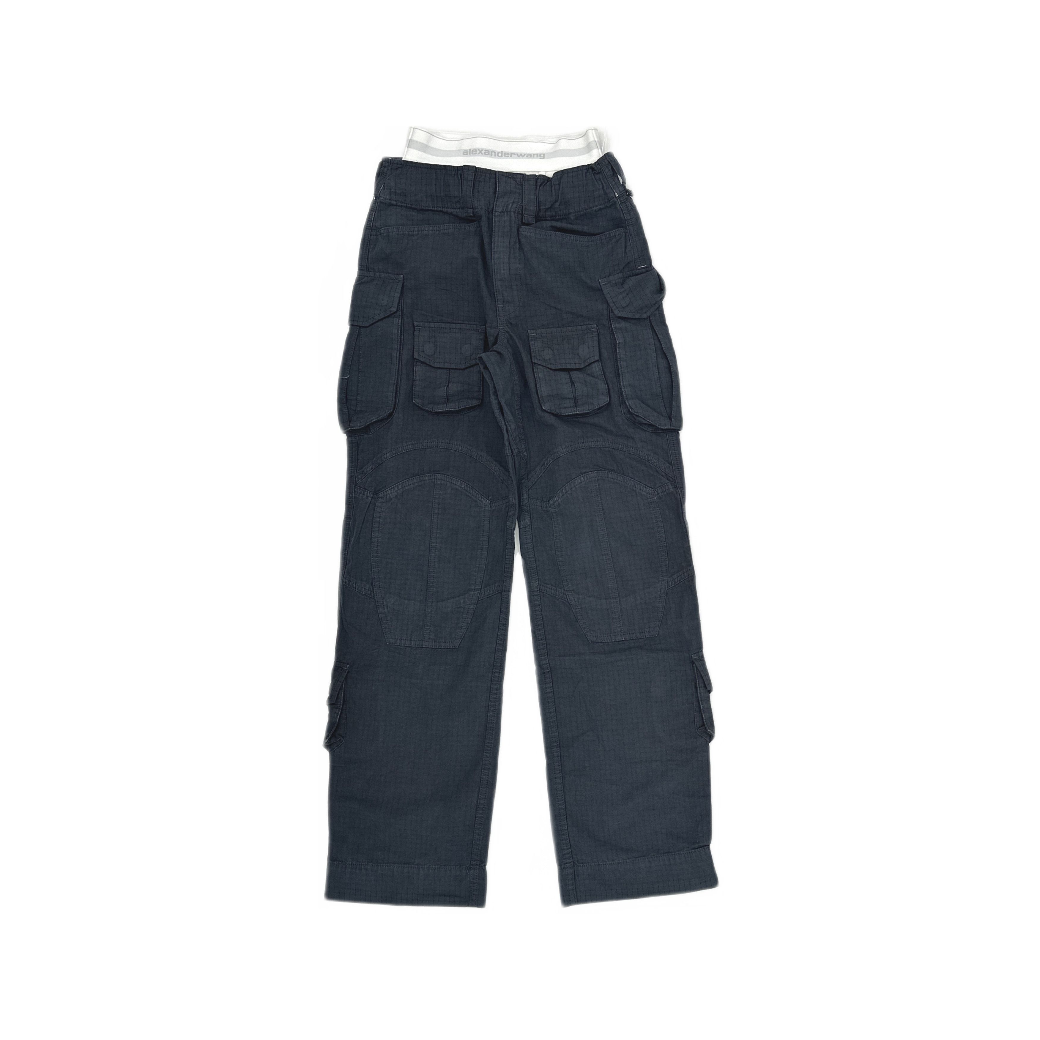 Alexander Wang Alexander Wang Double Waistband Logo Cargo Pants Size 23 Size 23" - 1 Thumbnail