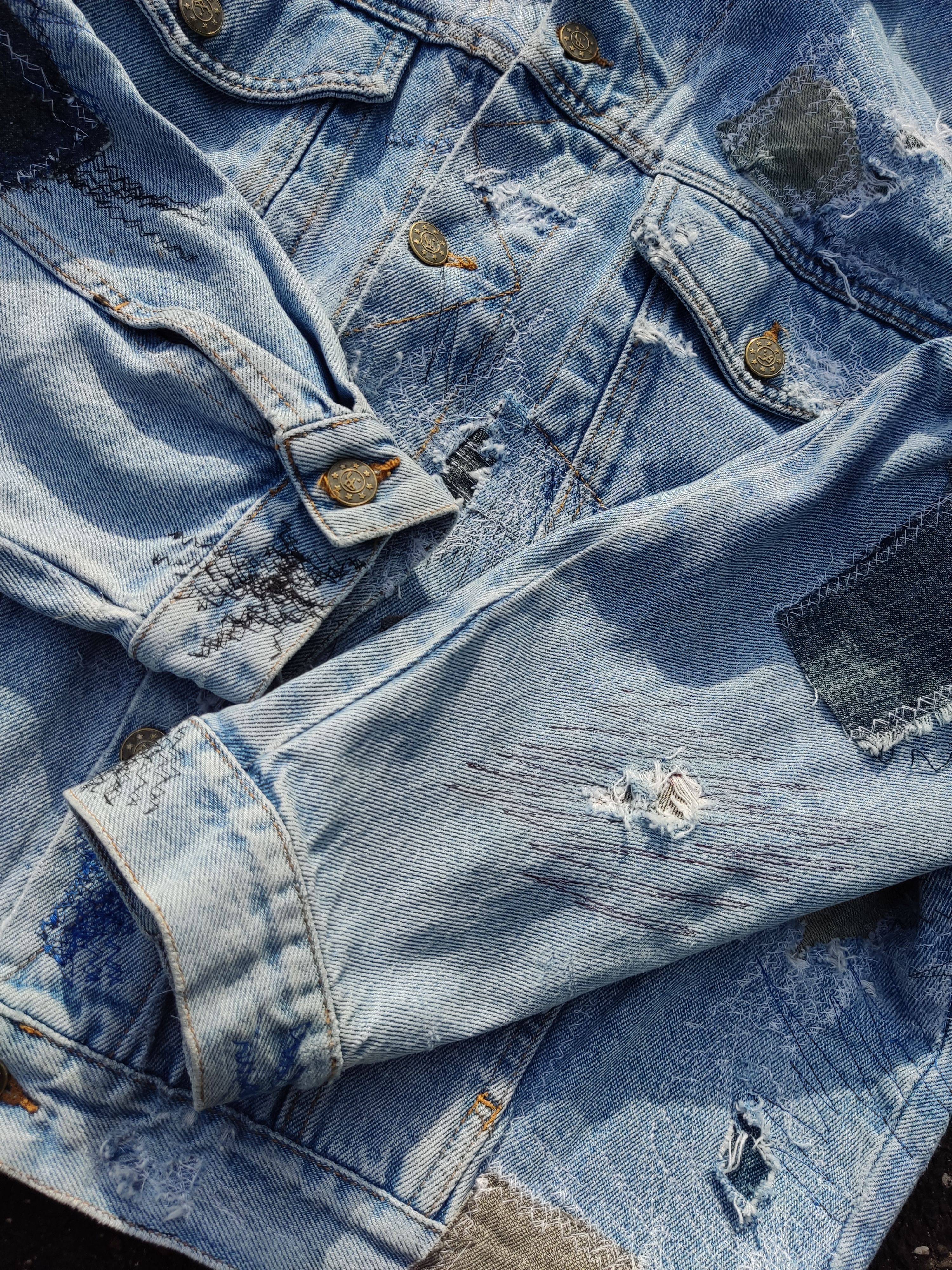 Kapital × Kapital Kountry Kapital Boro Inspired Jacket Distressed Patchwork Repaired Size US L / EU 52-54 / 3 - 8 Thumbnail