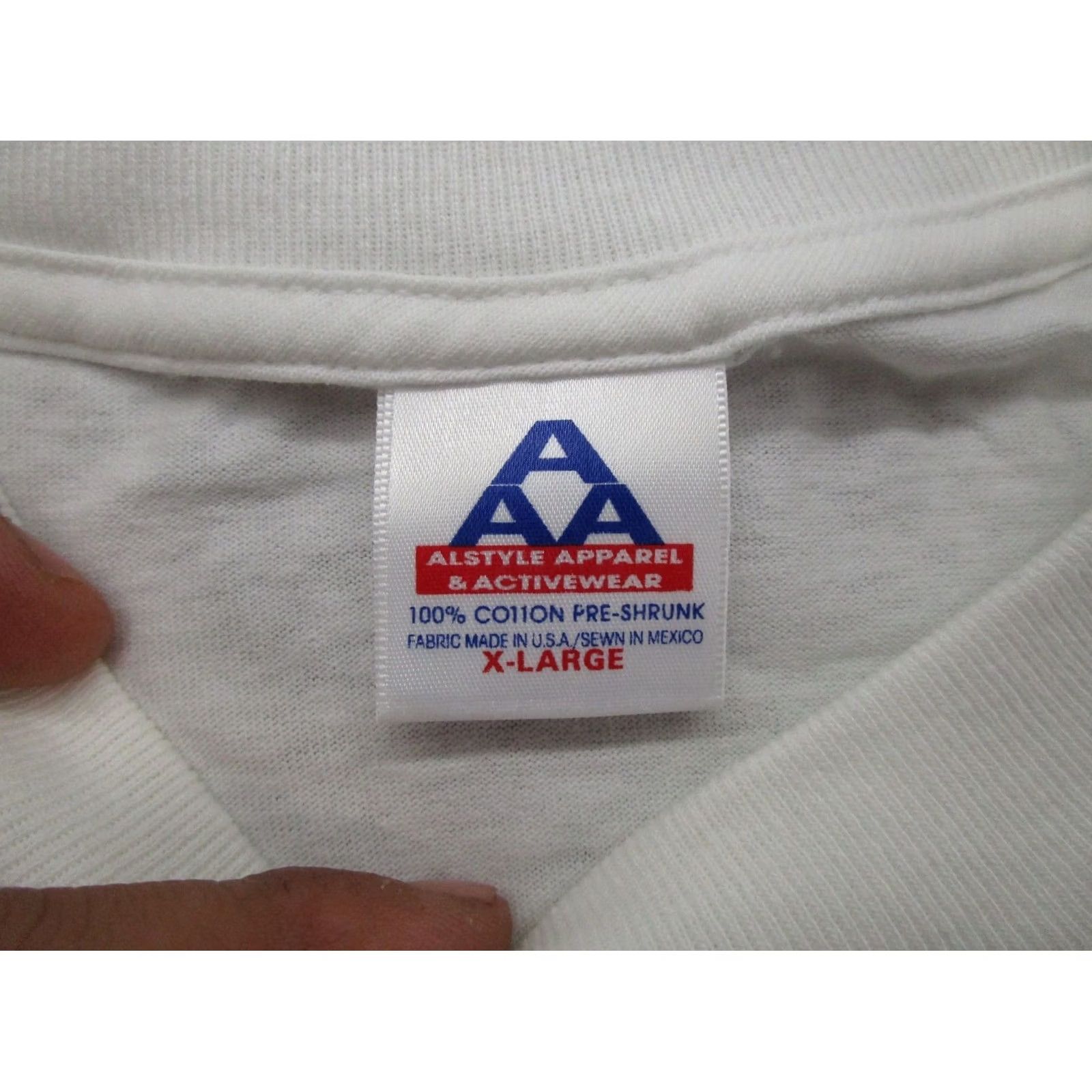 Vintage VINTAGE 90s Fifty Year Old Birthday Comedy Single Stitch Shirt XL White Mens T-Shirt 90s Size US XL / EU 56 / 4 - 3 Thumbnail