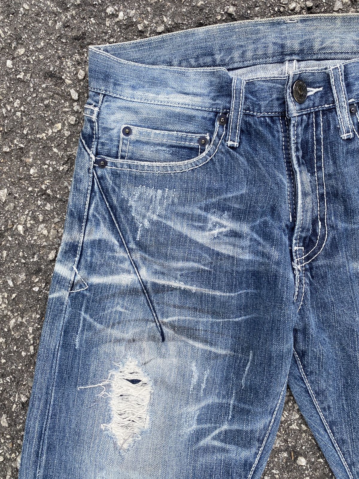 Japanese Brand Japanese Brand Semantics Design Distressed Denim Size US 29 - 8 Thumbnail