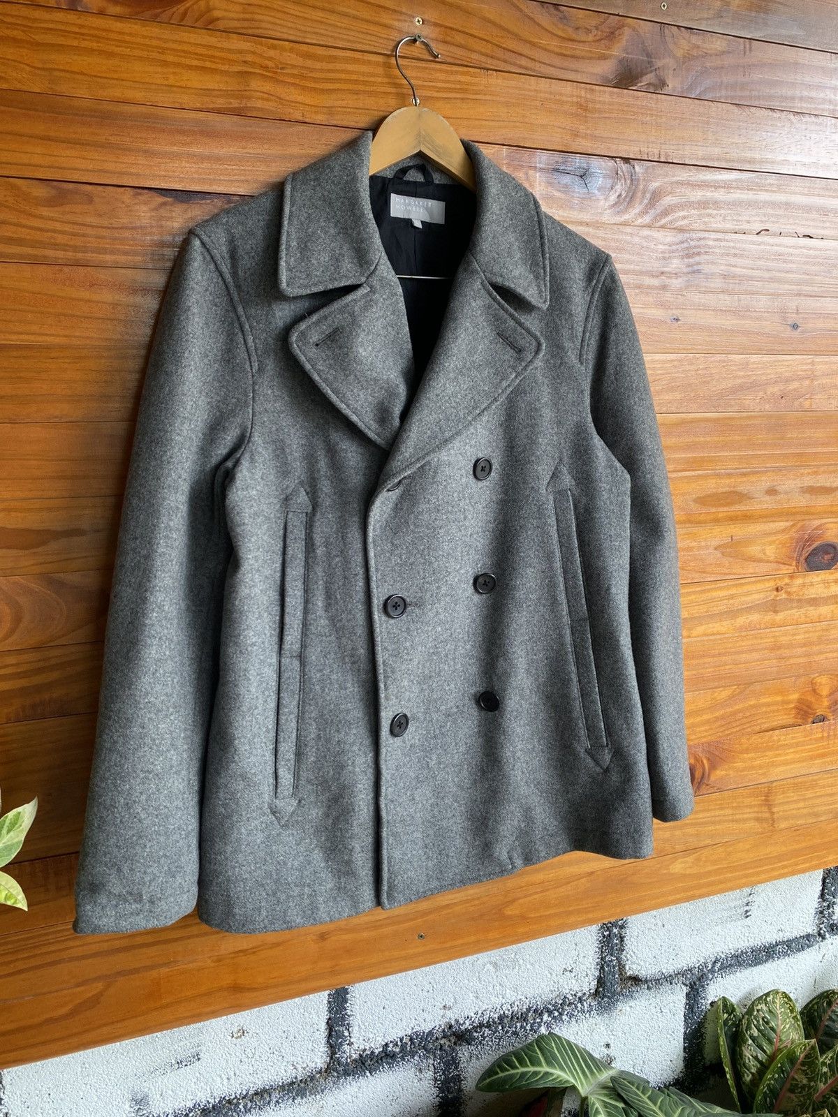 Margaret Howell Margaret Howell Grey Wool Pea Coat Japanese Minimalist Size US L / EU 52-54 / 3 - 5 Thumbnail