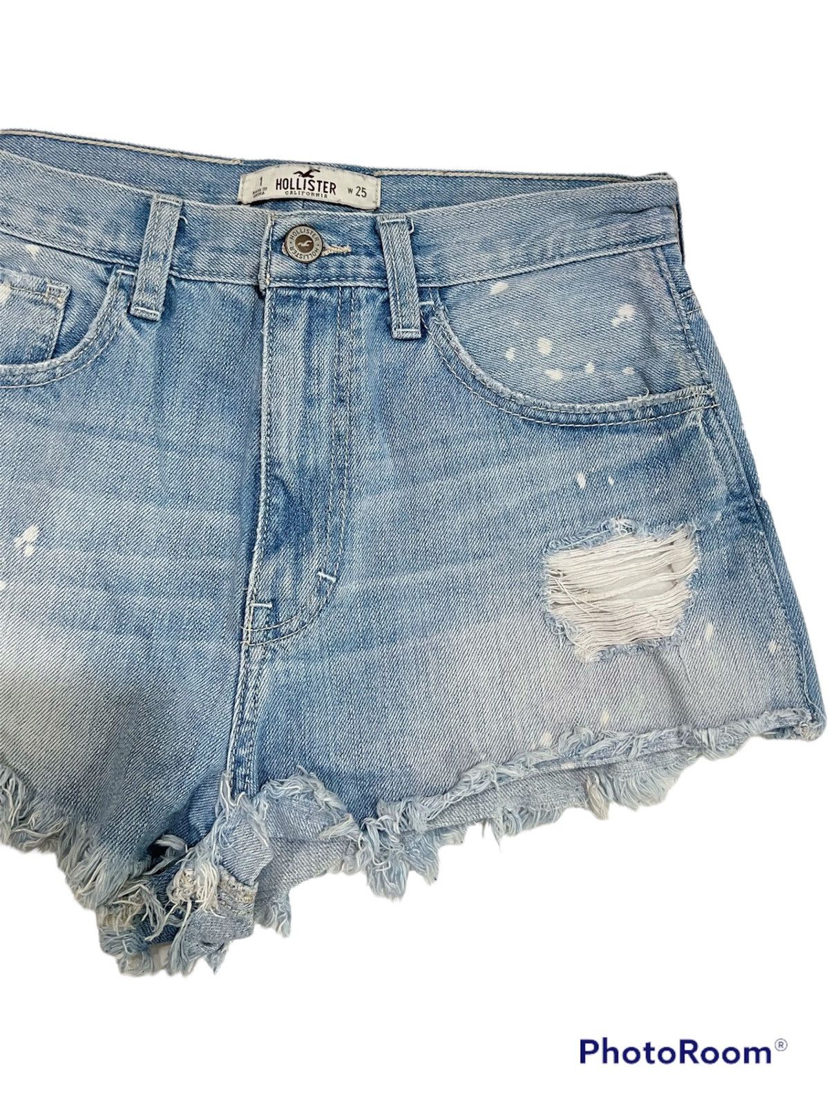 Hollister Hollister classic high waist denim shorts 🎀💗 Size 25" / US 0 / IT 36 - 3 Thumbnail