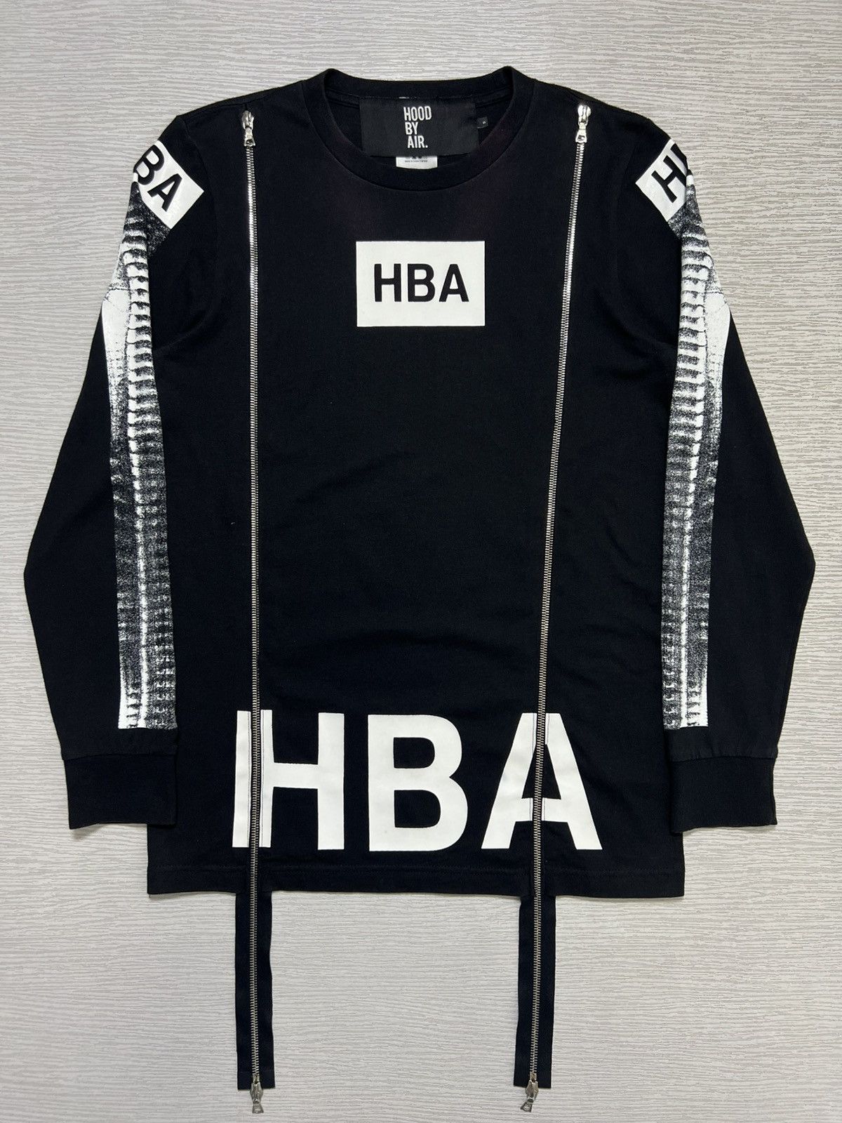Hood By Air Hood by Air - Skeleton X-Ray Double Zip Longsleeve Size US S / EU 44-46 / 1 - 1 Thumbnail