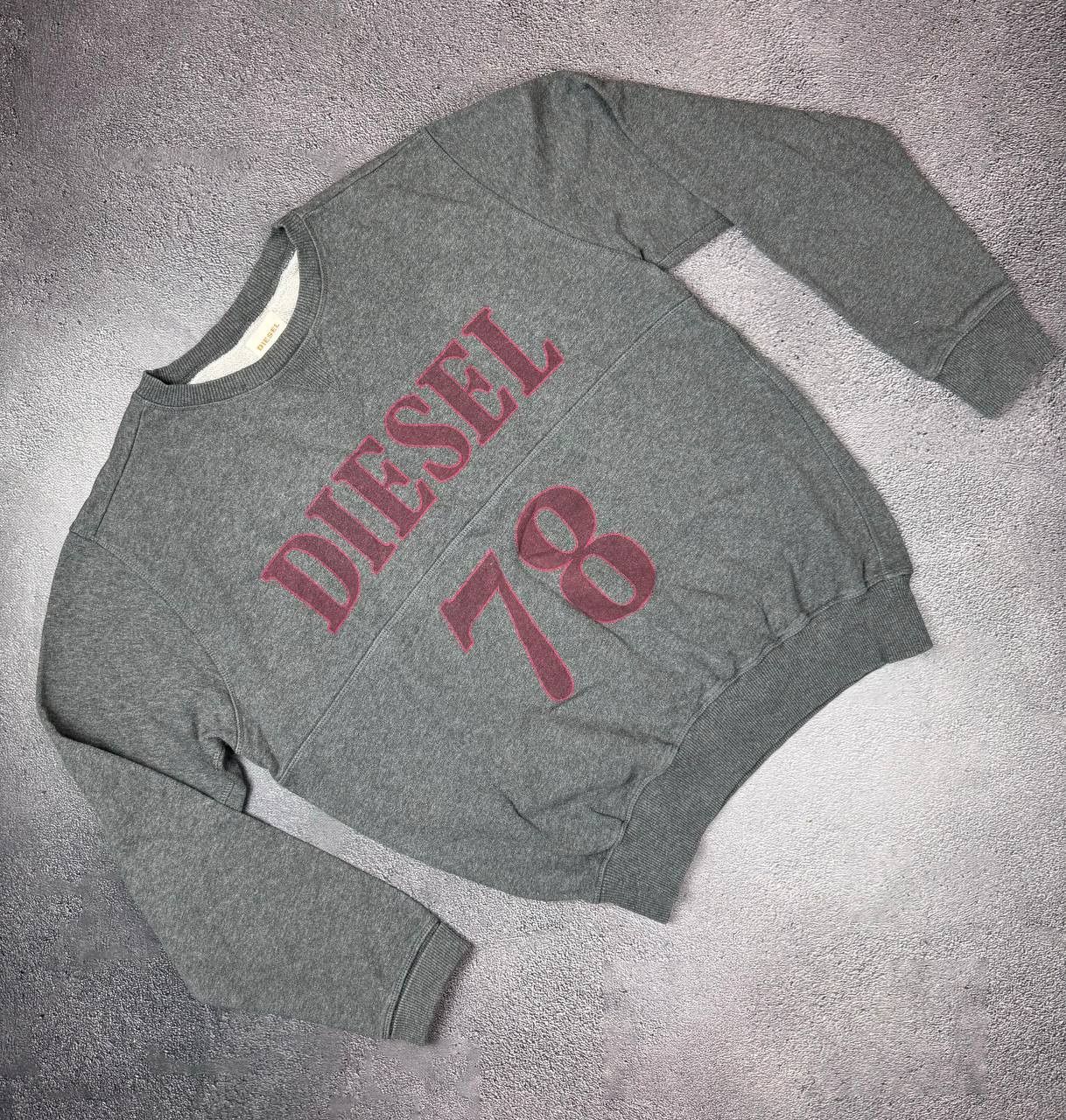 Diesel Diesel Vintage Sweatshirt Y2K Gray Avant Garde Size US XXL / EU 58 / 5 - 1 Thumbnail