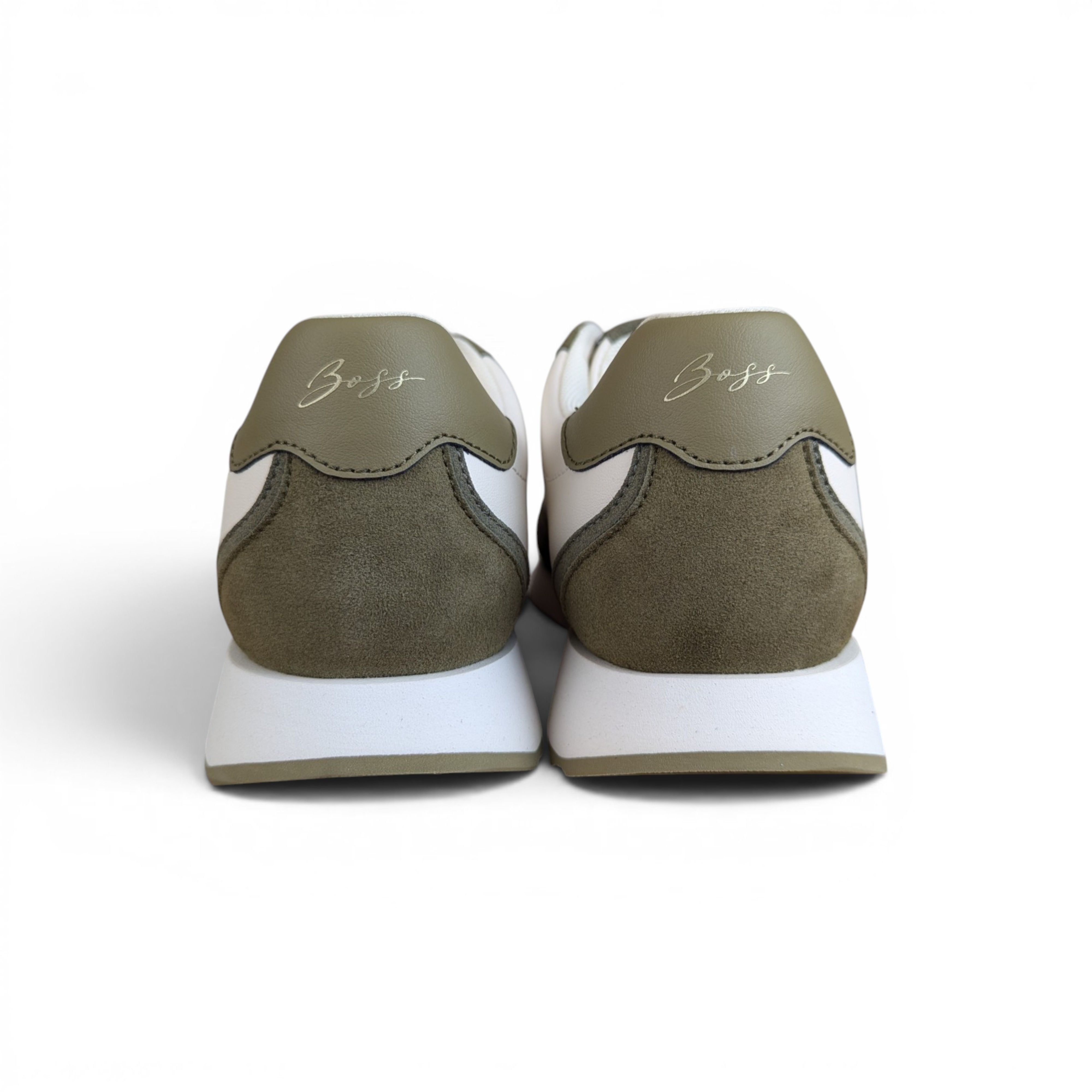 Hugo Boss HUGO BOSS WHITE KHAKI SNEAKERS Size US 7 / IT 37 - 6 Thumbnail