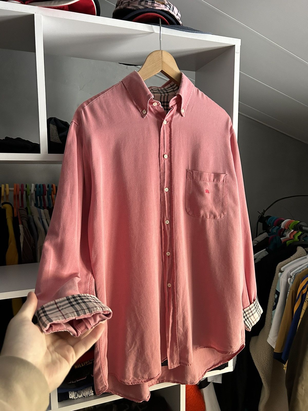Burberry Burberry nova check shirts rare color Size US L / EU 52-54 / 3 - 3 Thumbnail