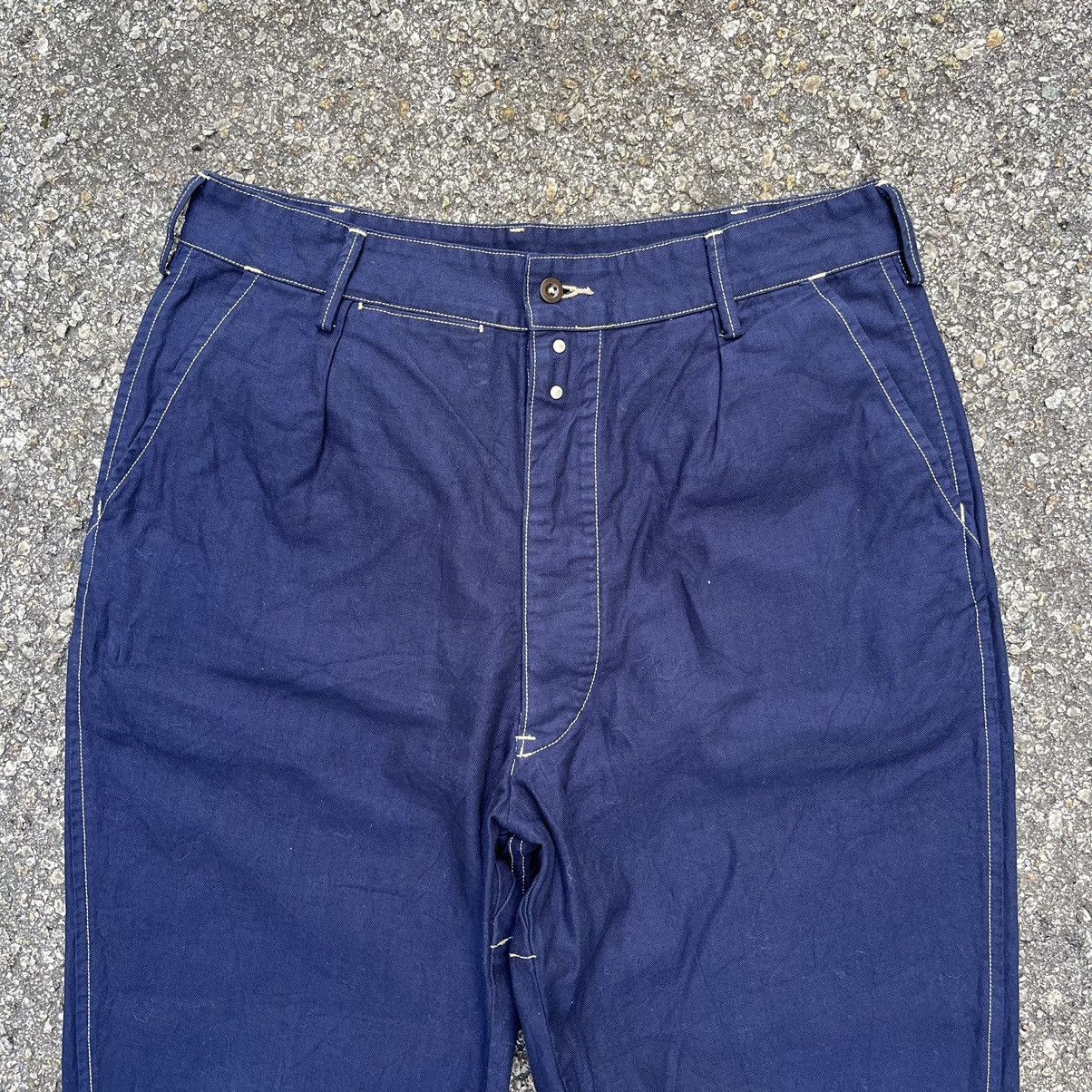 Orslow Orslow French Work Pants Navy Blue Size 3 Size US 32 / EU 48 - 4 Thumbnail
