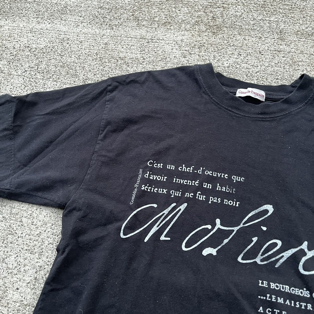 Japanese Brand Vintage Le Bourgeois gentilhomme Black T-Shirt Size L Size US L / EU 52-54 / 3 - 3 Thumbnail