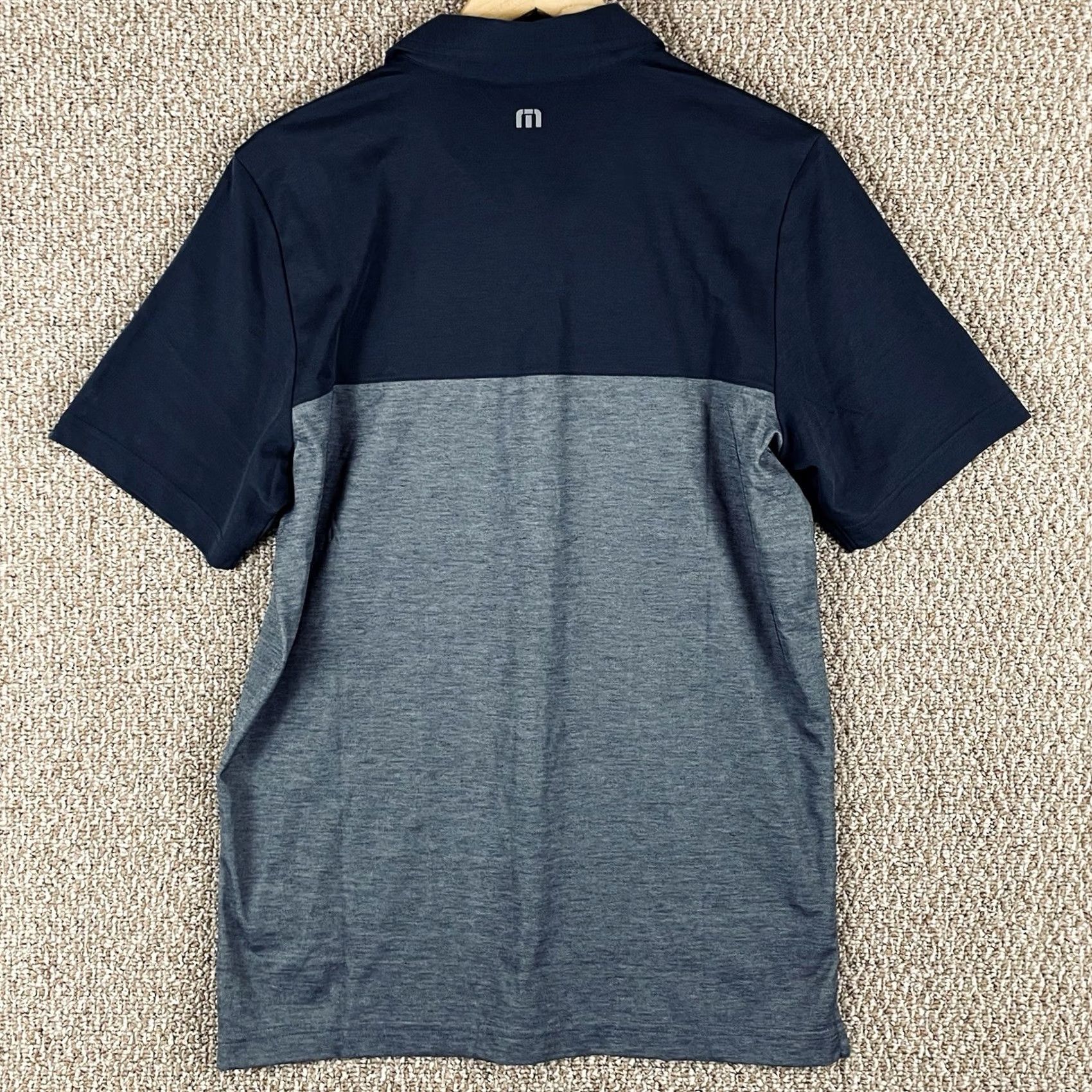 TravisMathew Travis Mathew Polo Shirt Men M Blue Gray Pima Cotton Preppy Golf NWT T740 Size US M / EU 48-50 / 2 - 7 Thumbnail