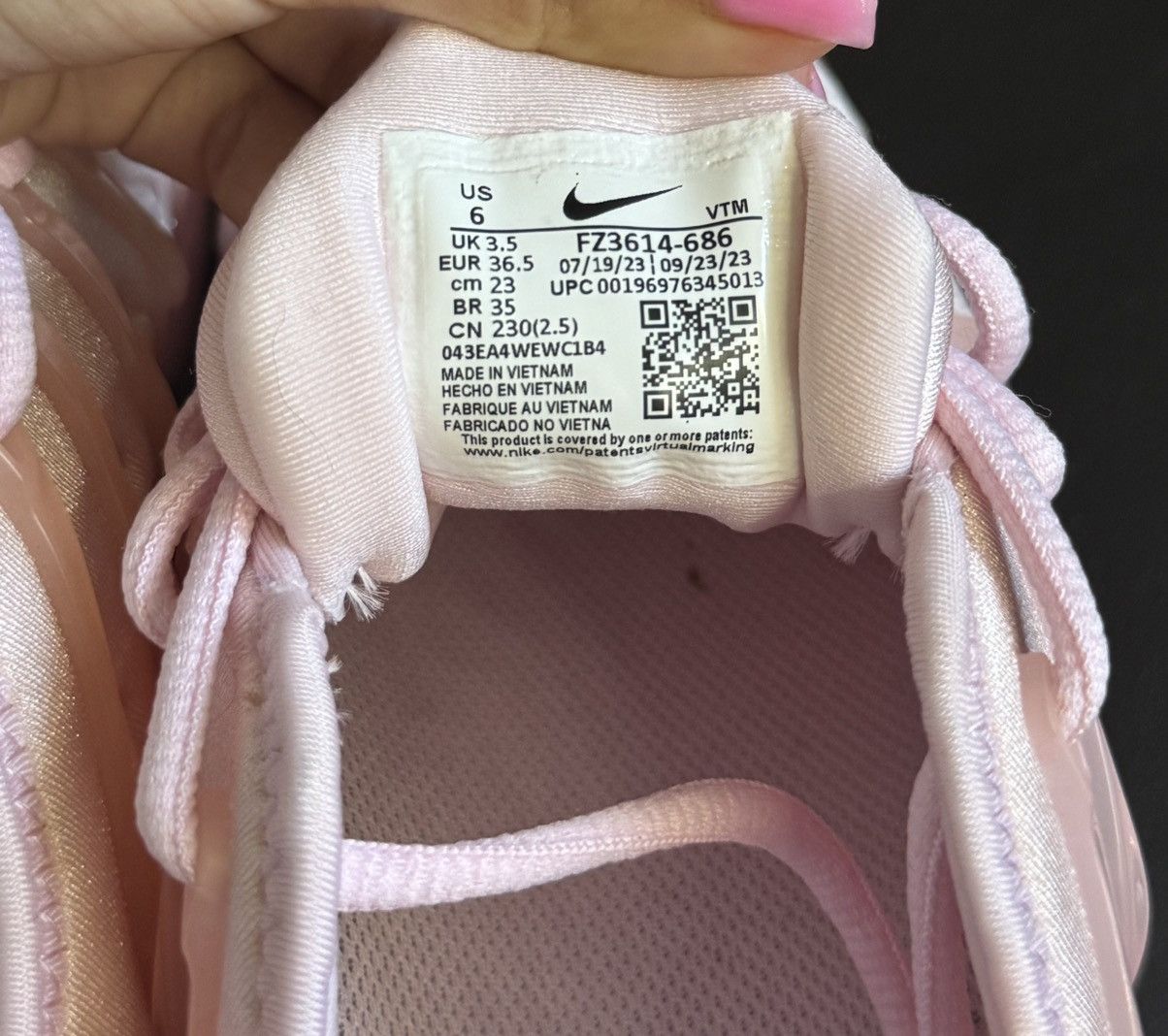 Nike Nike Vapormax Plus ‘Pink Foam’ Size US 6 / IT 36 - 8 Thumbnail