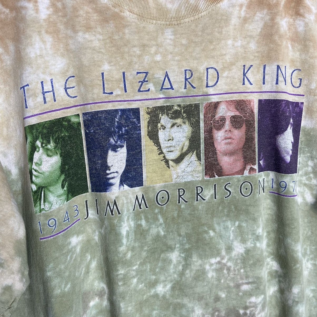 Band Tees Vintage 00s The Lizard King Jim Morrison Band Tee / Tie Dyed Size US L / EU 52-54 / 3 - 2 Thumbnail