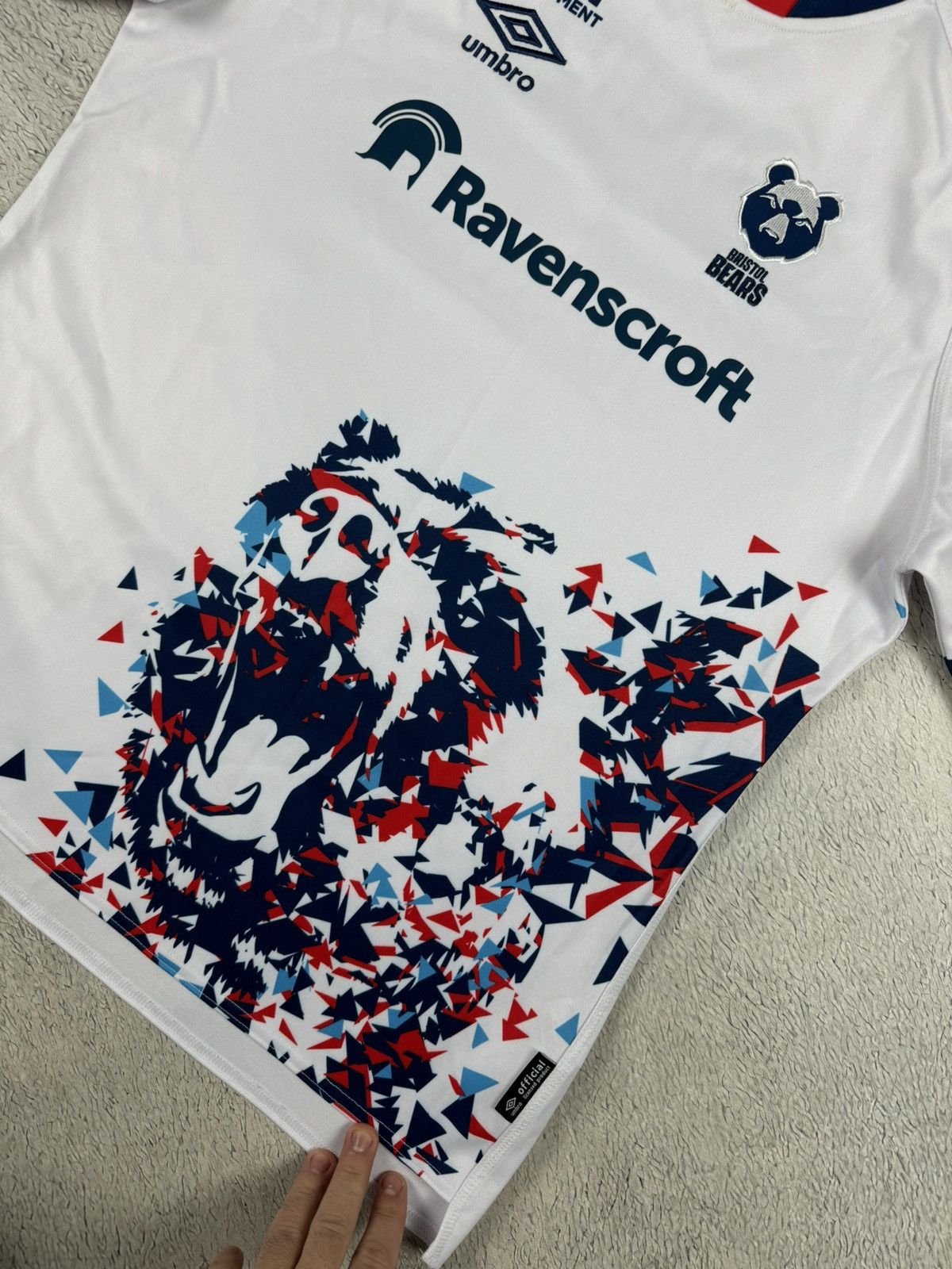 Umbro × Vintage Bristol Bears Rugby Away Cup Shirt 2021/22 Umbro Pro GPS top Size US L / EU 52-54 / 3 - 5 Thumbnail