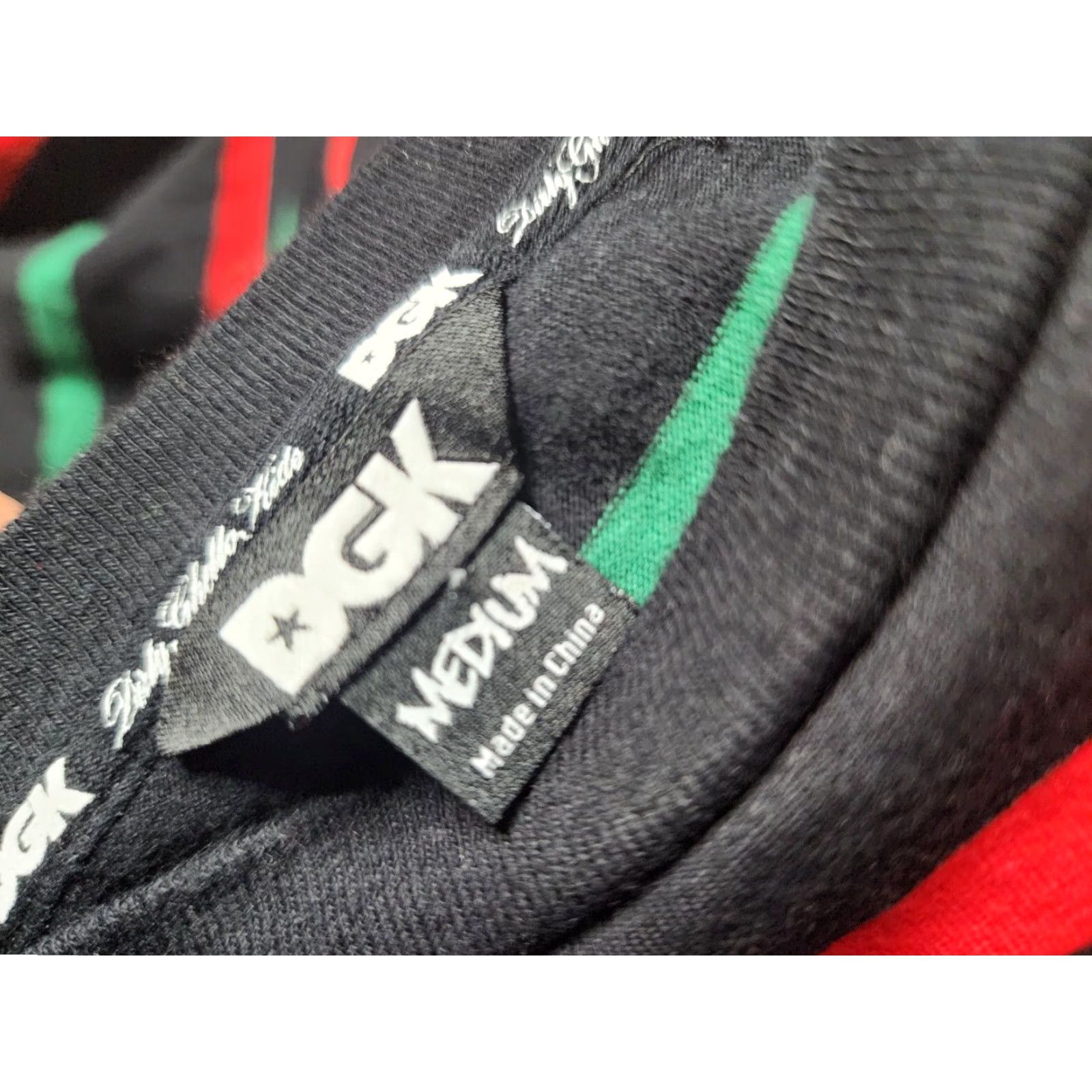 DGK DGK Shirt Mens M Black Striped Embroidered Logo T-Shirt Halloween Horror 80s 90s Grunge Movie Outdoor Size US M / EU 48-50 / 2 - 4 Thumbnail