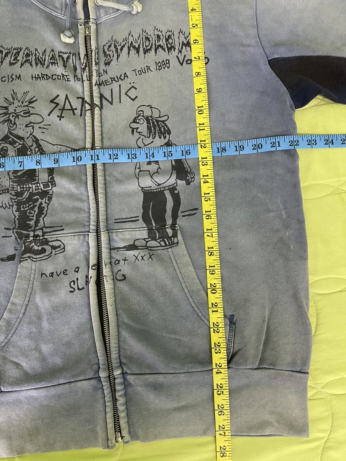 Band Tees vintage 90's Alternative Syndrome Exorcism Hardcore Tour Size US M / EU 48-50 / 2 - 14 Thumbnail