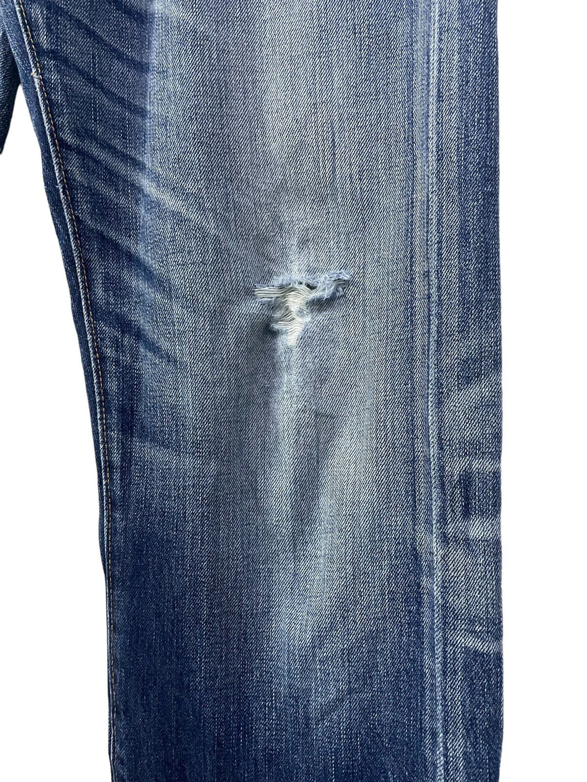 Levi's × Vintage Vintage Levis 505 Distressed Blue Wash Jeans Size US 33 - 5 Thumbnail