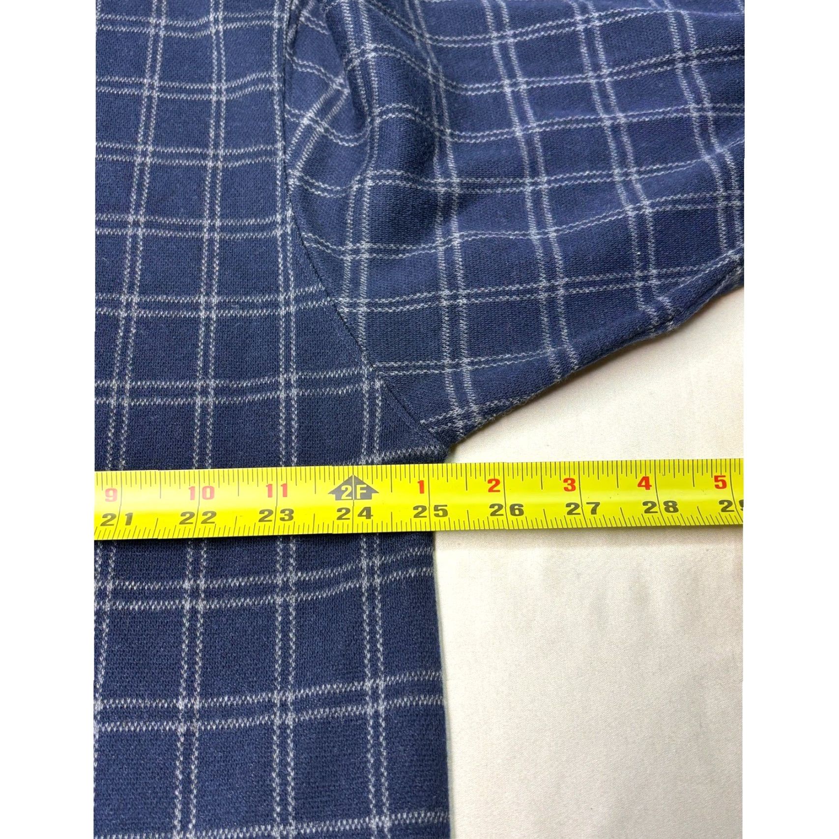 Vintage LL Bean Polo Shirt Long Sleeve Plaid Button Neck Mens XL Blue Casual Outdoor Size US XL / EU 56 / 4 - 5 Thumbnail