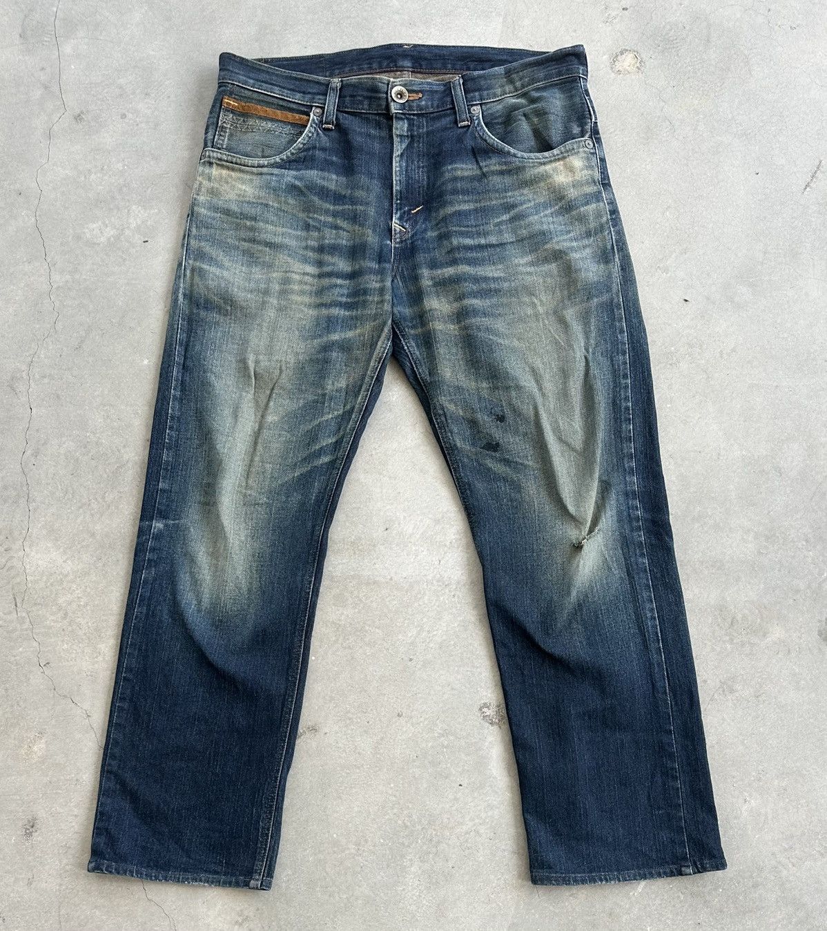 Edwin EDWIN EXCLUSIVE VINTAGE FADED WASHED DENIM Size US 36 / EU 52 - 2 Thumbnail