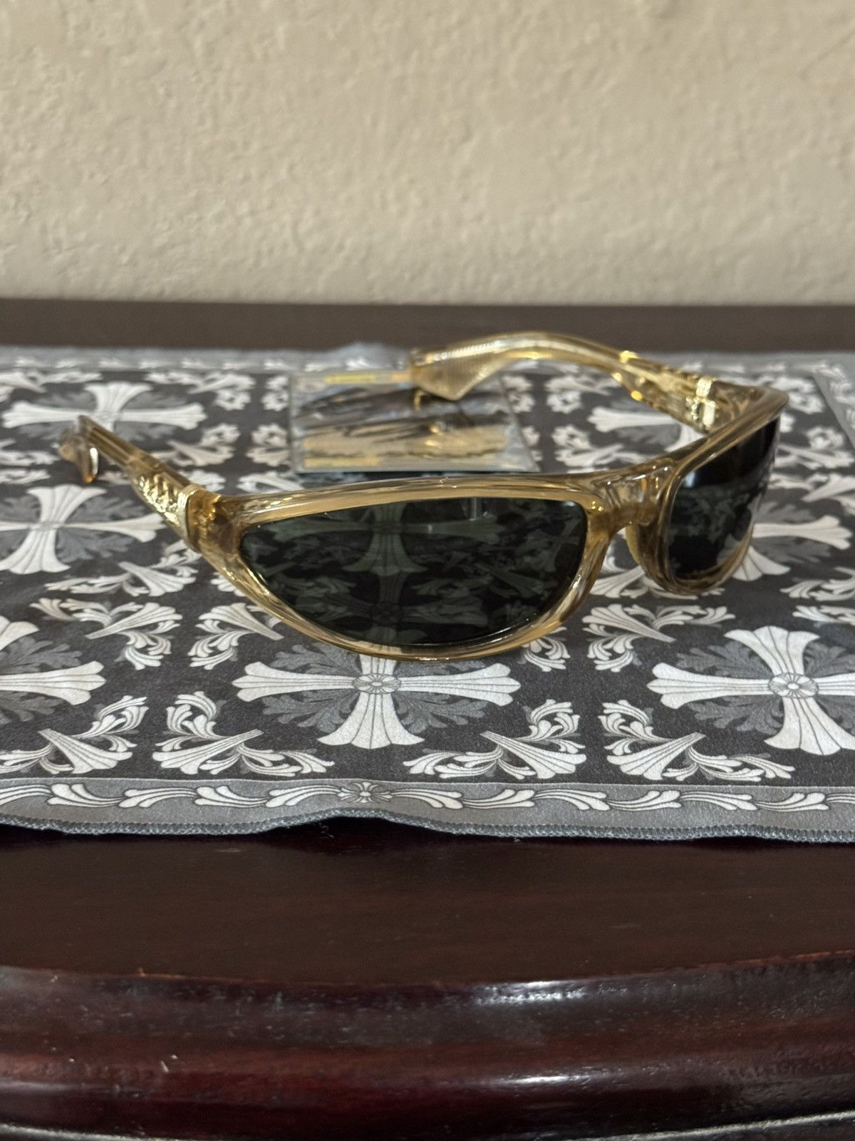 Chrome Hearts Chrome Hearts Brown & Gold Spreader Sunglasses Size ONE SIZE - 2 Thumbnail