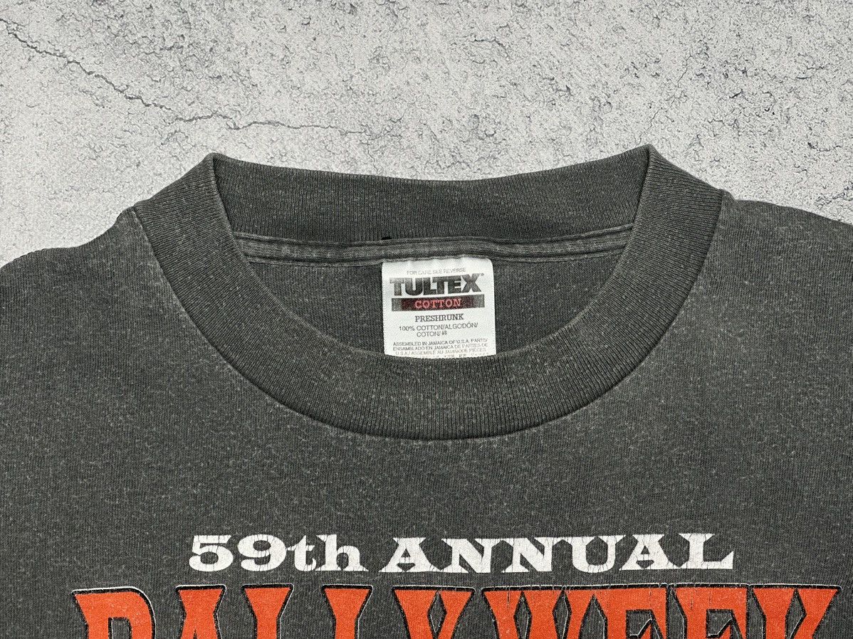 Tultex Vintage Rally Week 1999 59th Annual Tultex tag Tee Size US XL / EU 56 / 4 - 8 Thumbnail