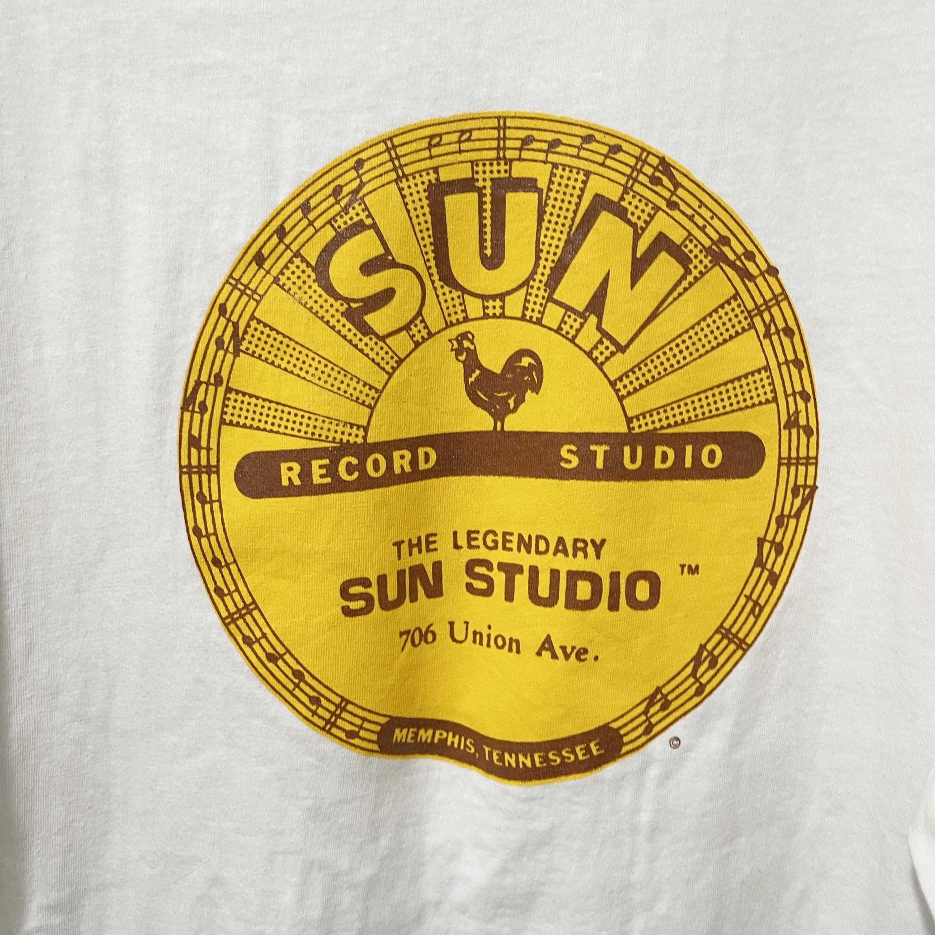 Vintage Vintage 90s Sun Studio Memphis T-Shirt Size US XL / EU 56 / 4 - 2 Thumbnail