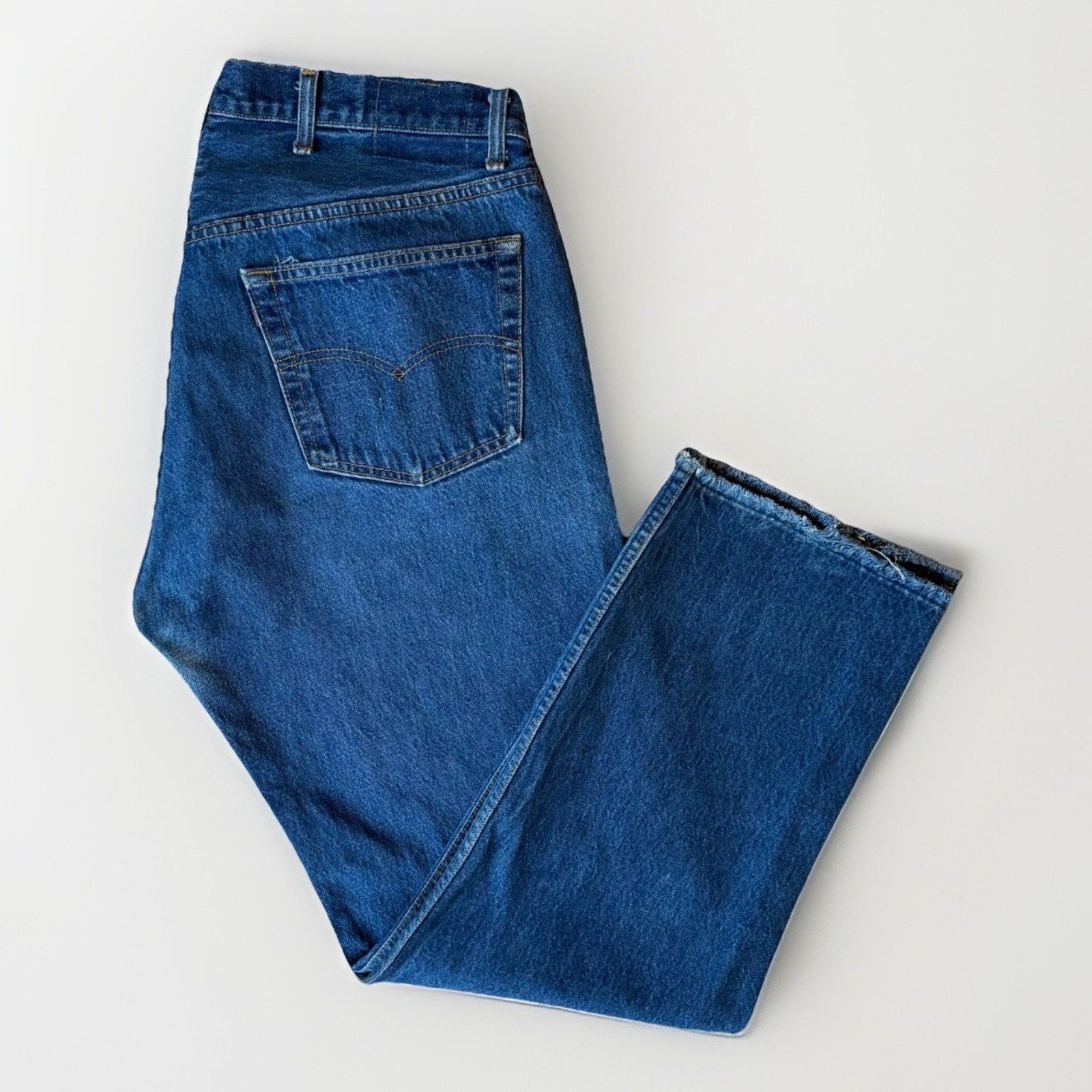 Levi's × Vintage Vintage Levis 501 Jeans 36 Blue Dark Wash Straight Denim Size US 36 / EU 52 - 1 Thumbnail