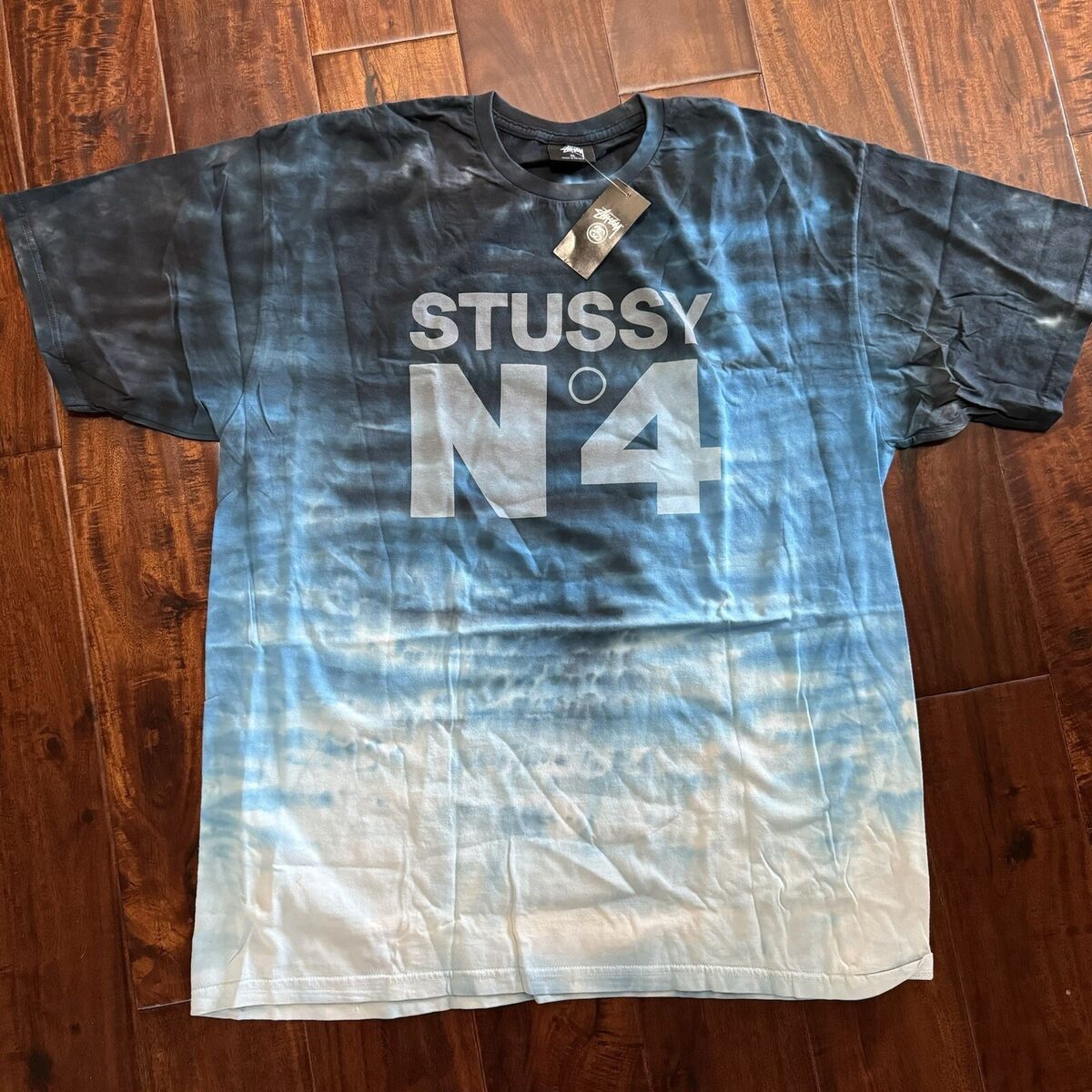 Stussy Vintage Stussy No.4 Tie Dye T-Shirt Size US XL / EU 56 / 4 - 1 Thumbnail