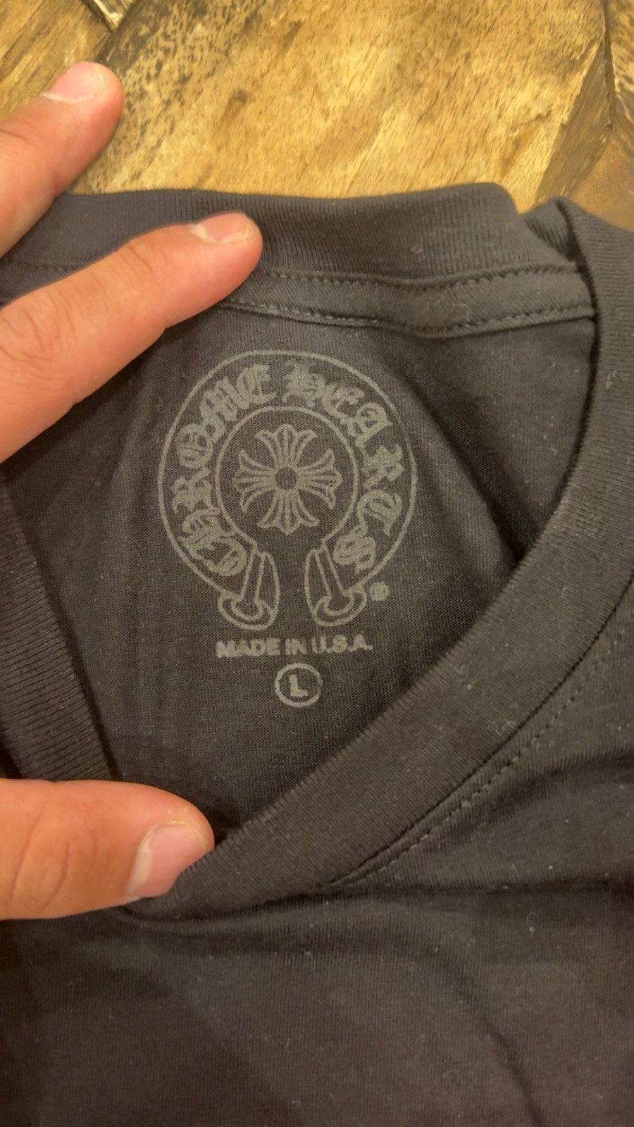 Chrome Hearts Chrome Hearts Large Short Sleeve “FOTI” Shirt Black Size US L / EU 52-54 / 3 - 4 Thumbnail