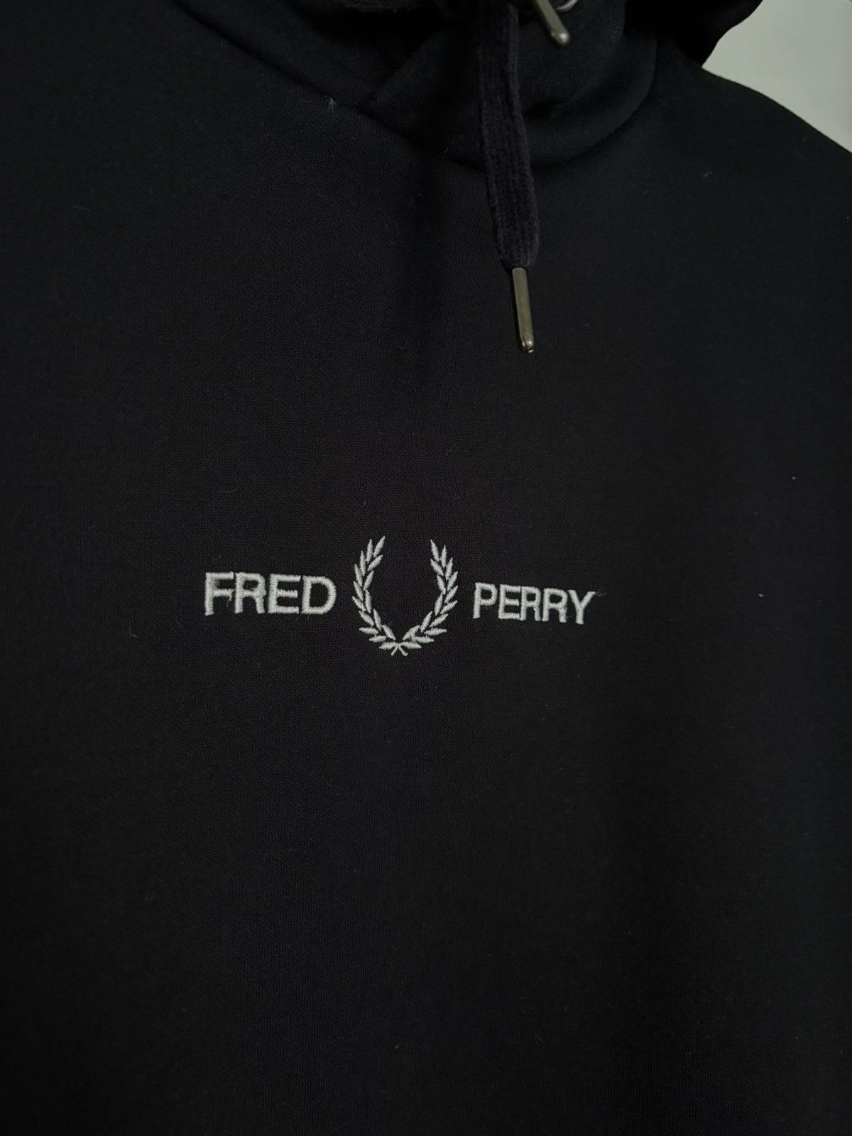 Fred Perry Fred Perry Laurel Black hoodie embroidered logo Size US L / EU 52-54 / 3 - 2 Thumbnail