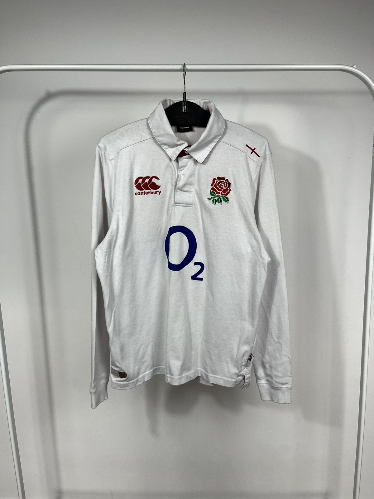 Canterbury of New Zealand England Rugby Canterbury O2 Long Sleeve Rugby Jersey Size M Size US M / EU 48-50 / 2 - 1 Thumbnail