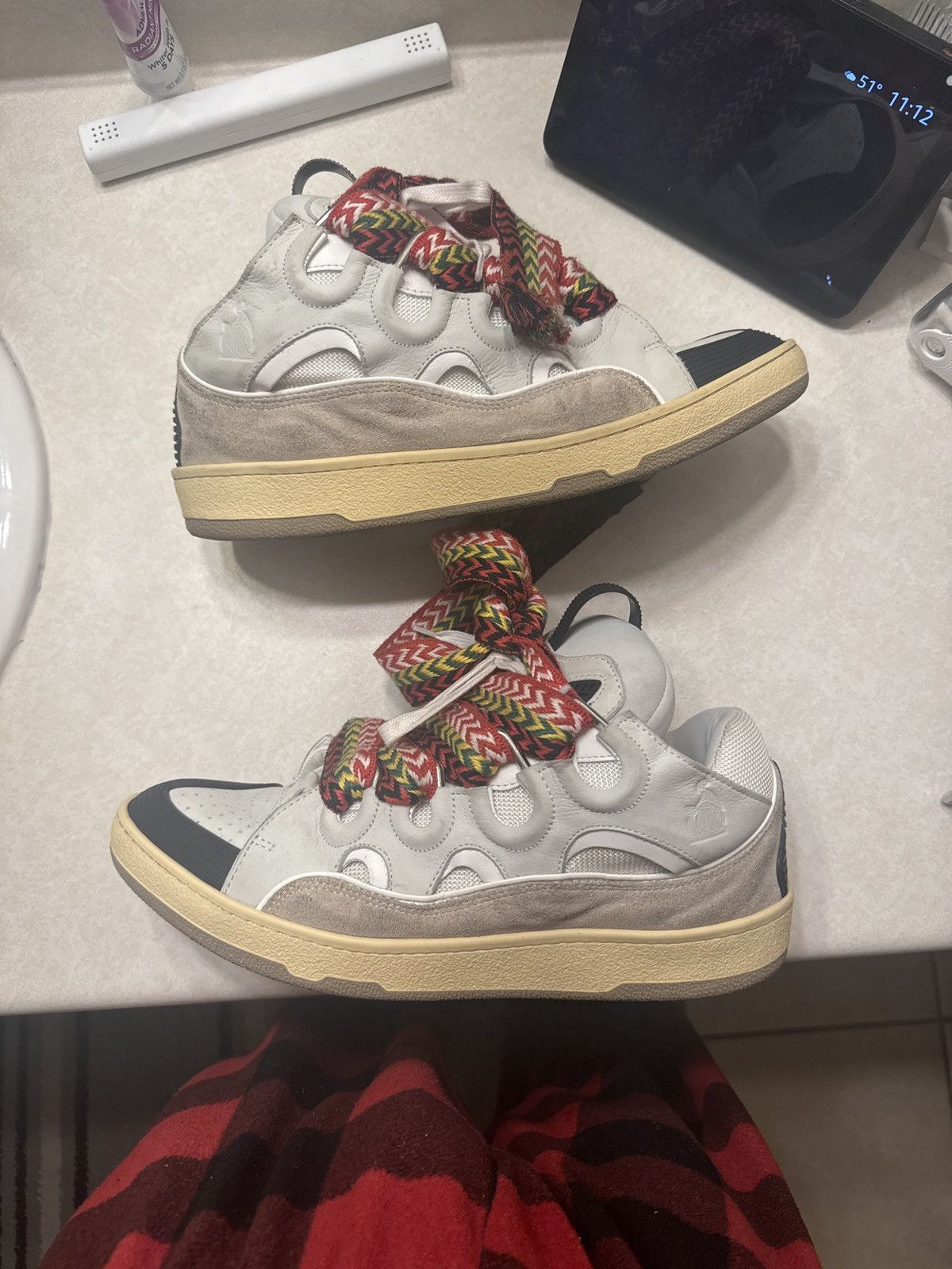 Lanvin Lavin Curb Smeakers Size US 12 / EU 45 - 1 Thumbnail