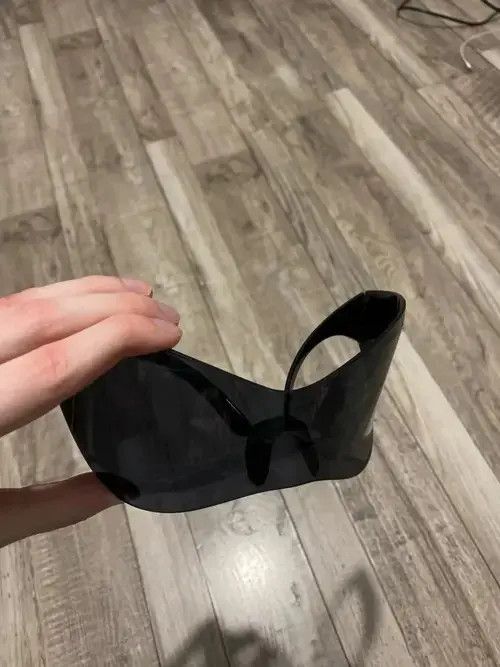 Electric Visual Black Color Oversized Punk Y2K Sunglasses Goggle styles Size ONE SIZE - 3 Thumbnail