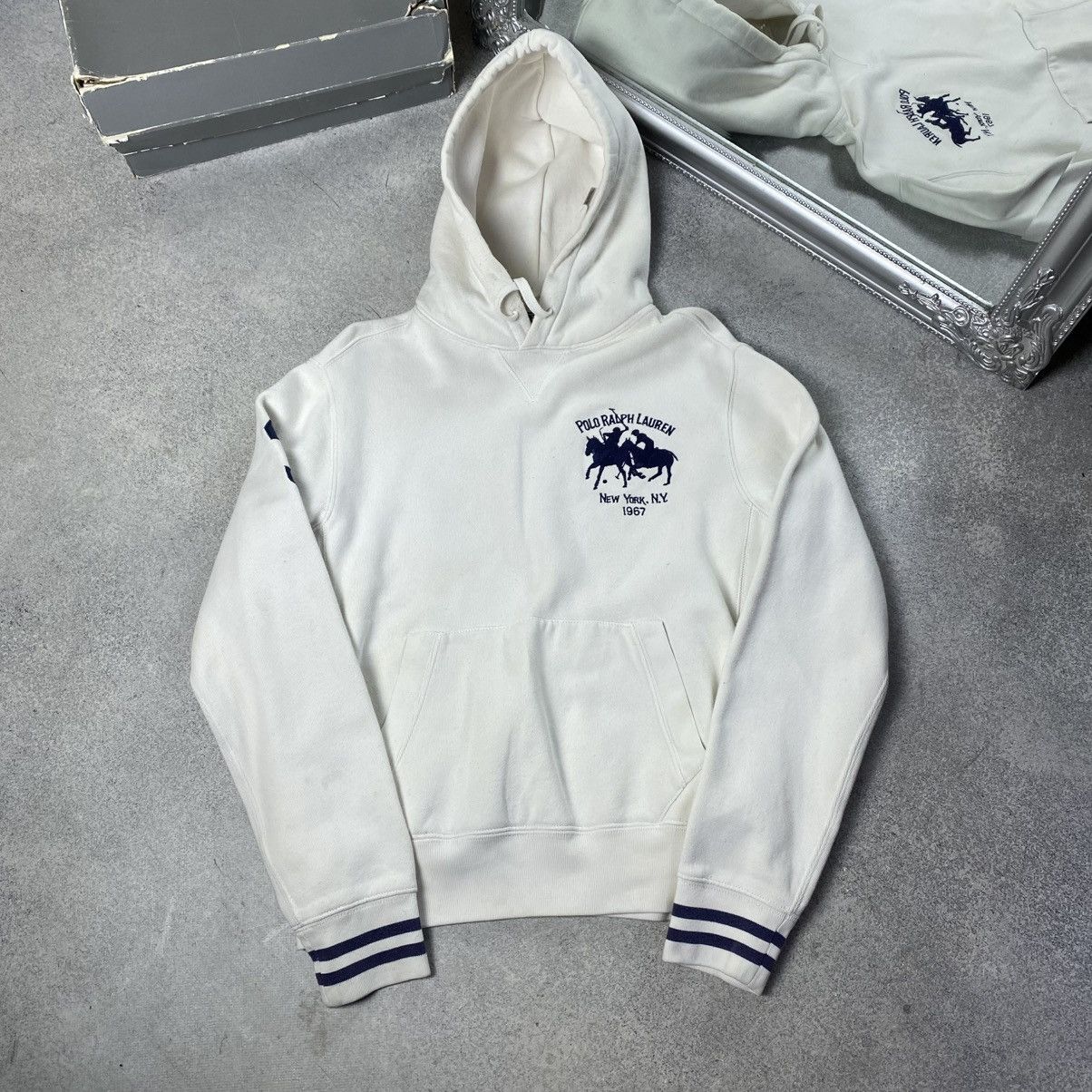Polo Ralph Lauren Polo Ralph Lauren big pony hoodie White Size US S / EU 44-46 / 1 - 1 Thumbnail