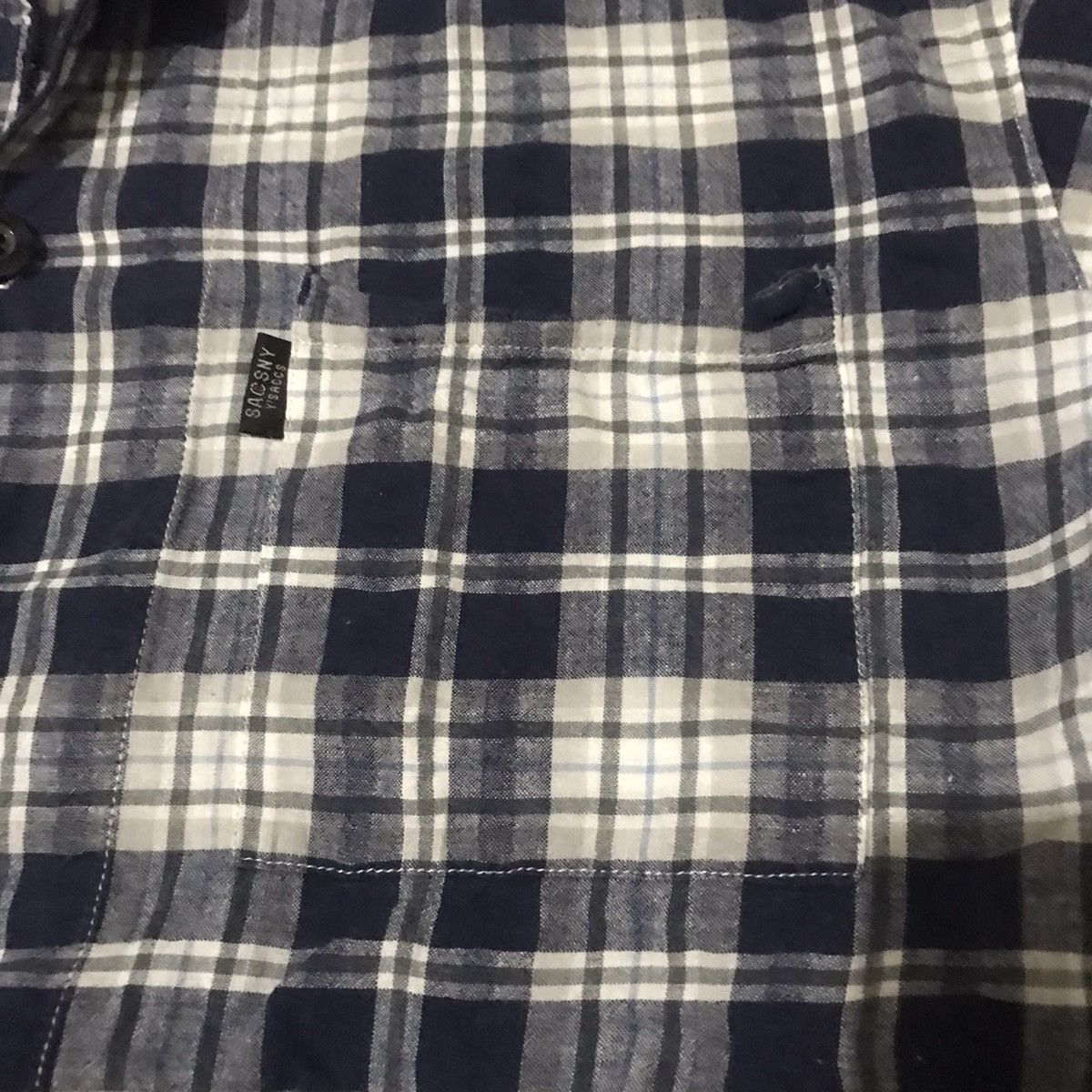 Yohji Yamamoto Vintage sacsny y’saccs shirt button up Size US M / EU 48-50 / 2 - 4 Thumbnail
