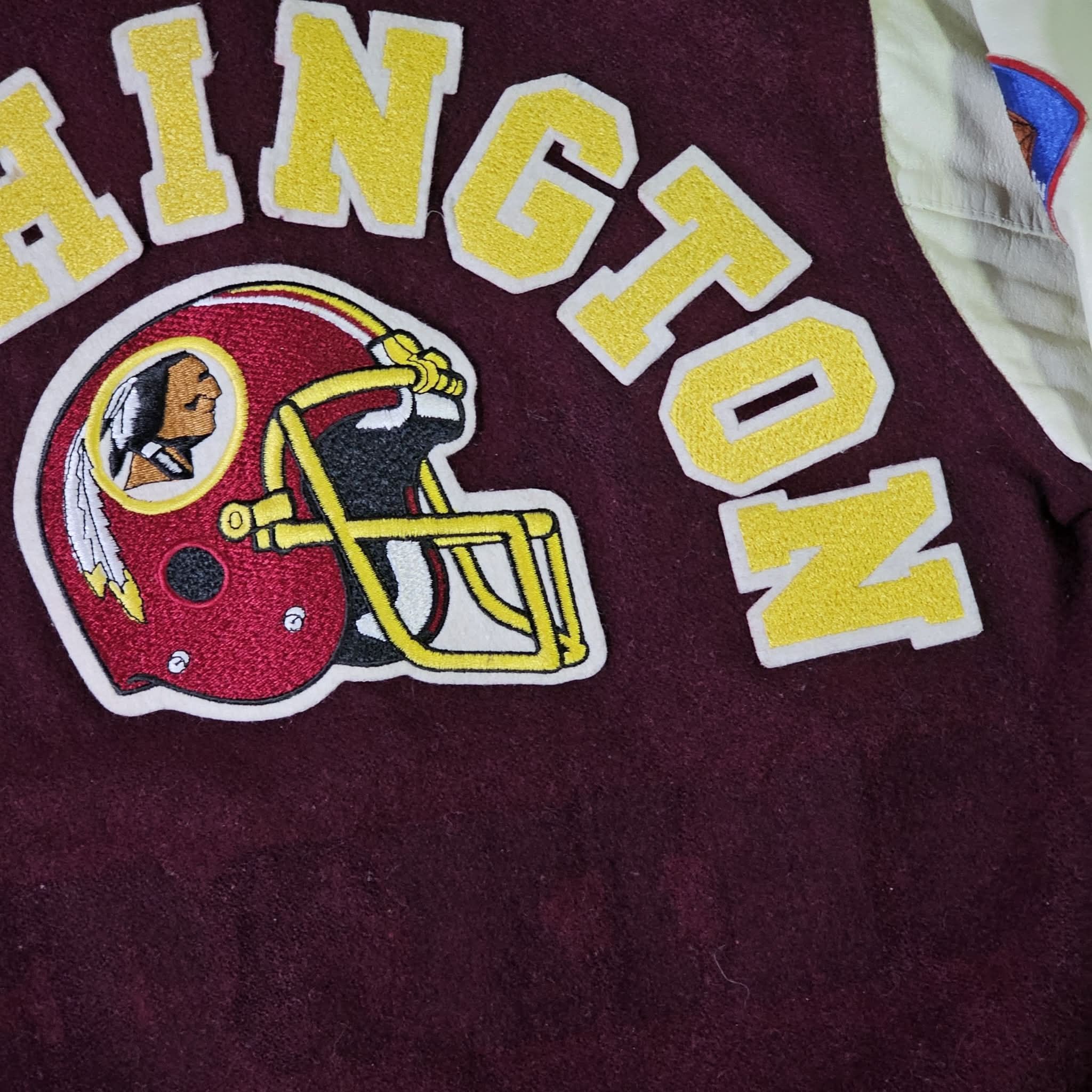 Chalk Line Washington Commanders Vintage 80s Chalk Line Varsity Jacket Size US M / EU 48-50 / 2 - 8 Thumbnail