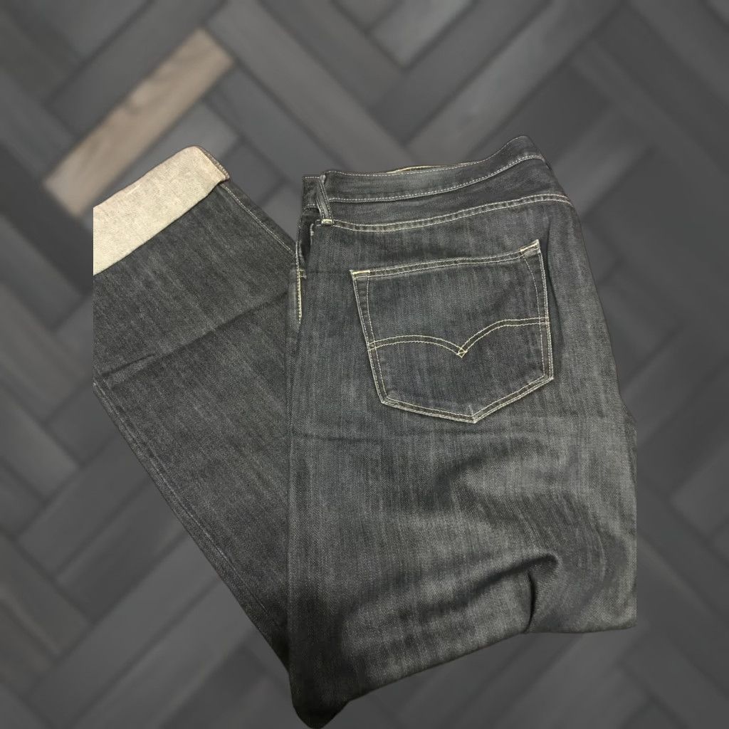 Levi's MENS Levi's 501 Original Fit Button Fly Jeans 38x34 Blue Size US 38 / EU 54 - 1 Thumbnail