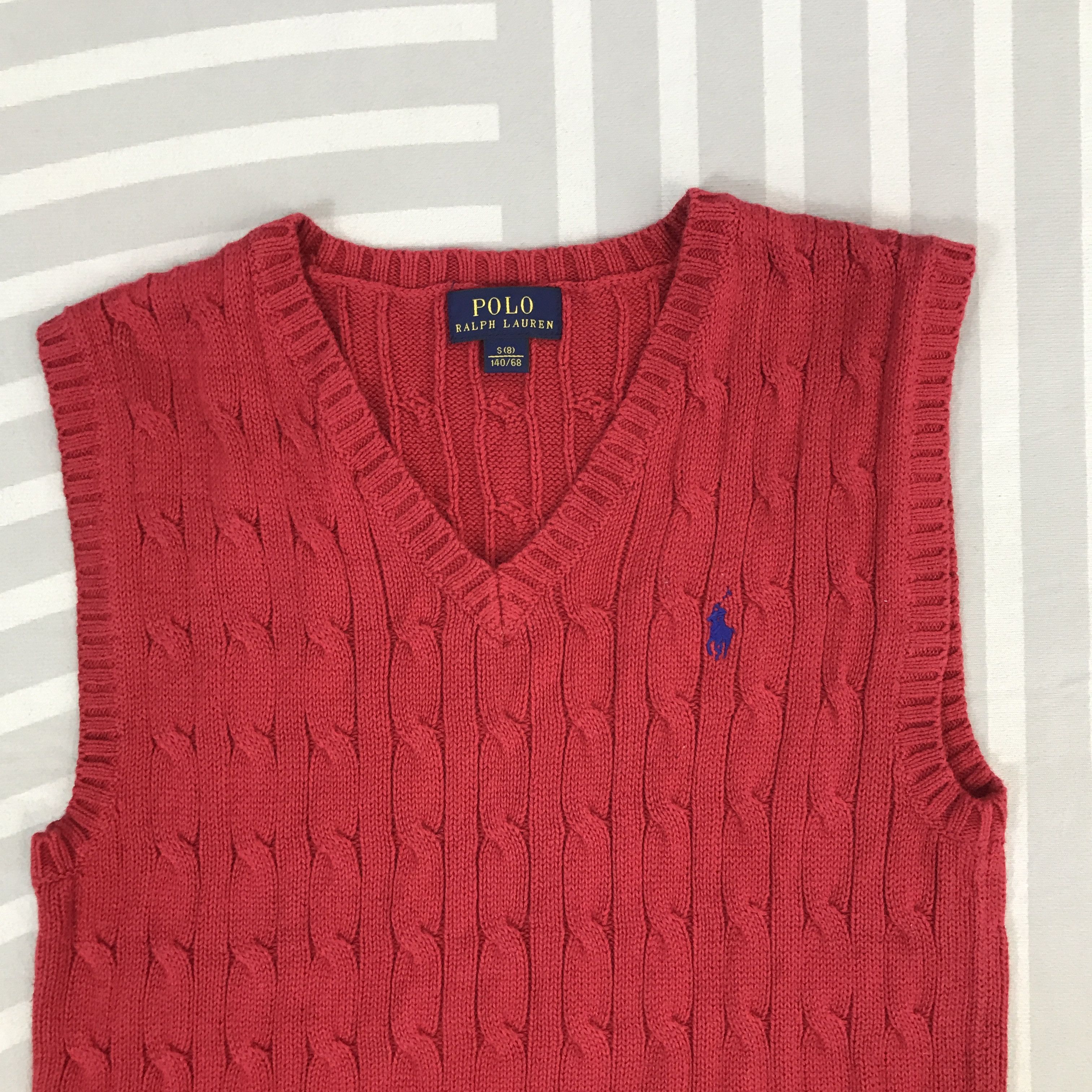 Polo Ralph Lauren × Vintage Vintage Polo Ralph Lauren knitwear vest Jacket Size US S / EU 44-46 / 1 - 2 Thumbnail
