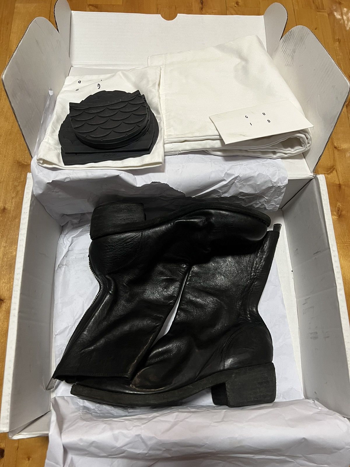 Guidi guidi 788z black zip boots sz37 Size US 7 / IT 37 - 1 Thumbnail
