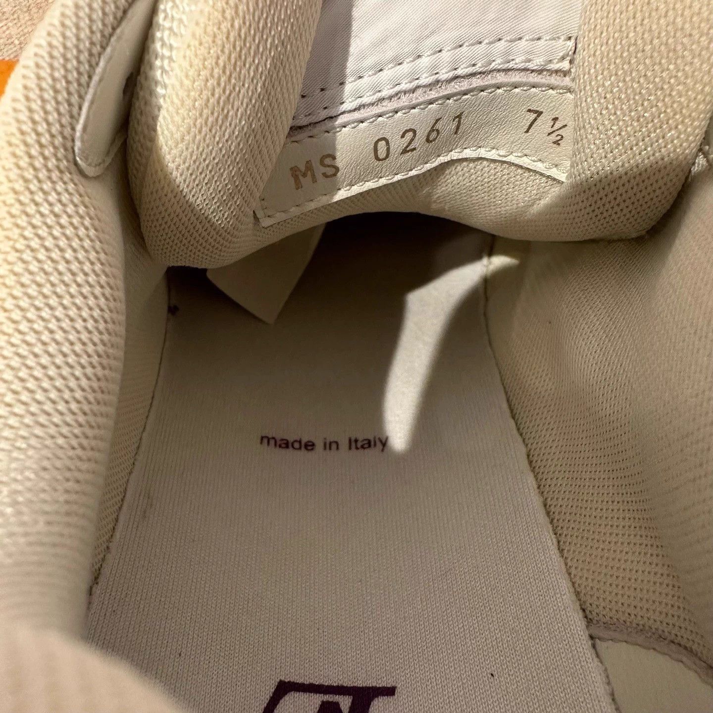 Louis Vuitton LV White Purple Magic Strap Trainer 41.5 99 New Size US 8.5 / EU 41-42 - 4 Thumbnail