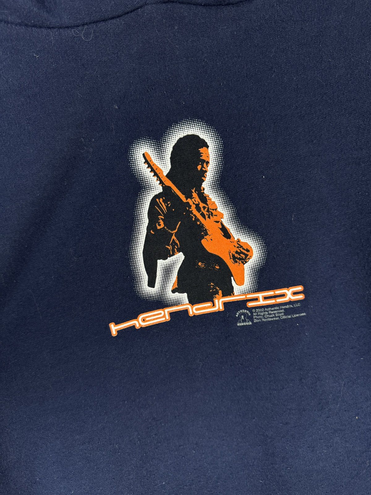 Band Tees Jimi Hendrix Zion rootswear vintage 2002 big logo hoodie Size US XL / EU 56 / 4 - 4 Thumbnail