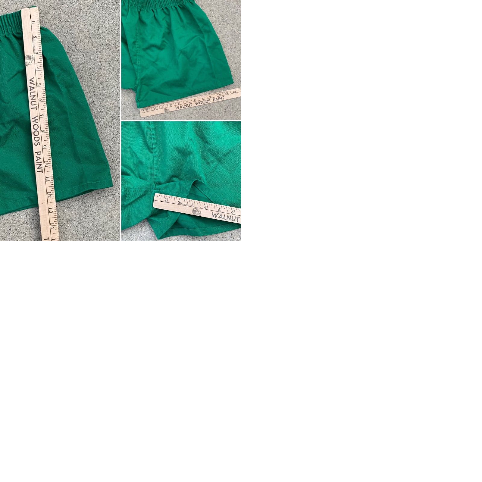 Vintage VINTAGE Jefferson Knitting Mills Inc athletic short shorts PE shorts M green USA Size US 31 - 9 Thumbnail